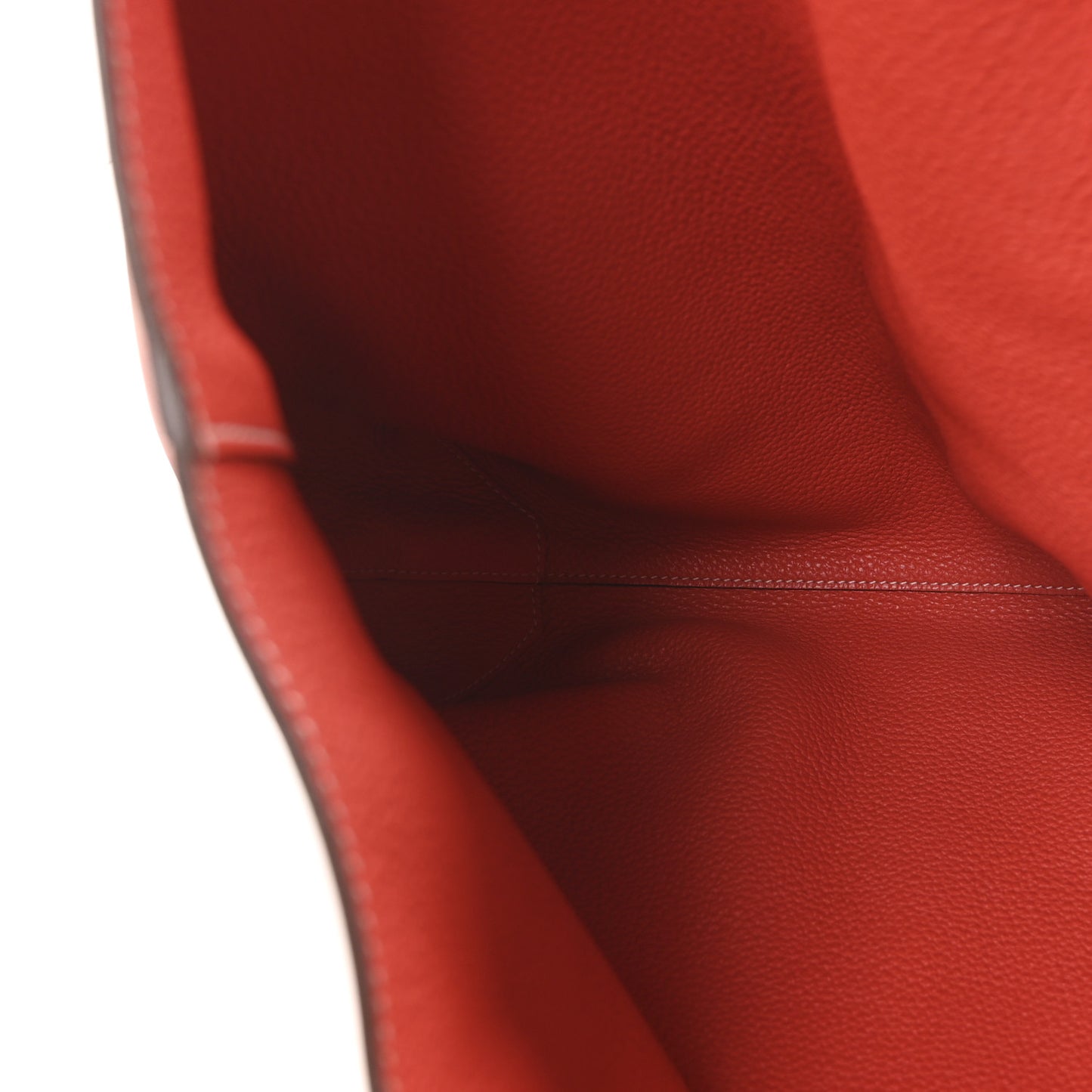 Taurillon Clemence Swift Double Sens 45 Reversible Tote Sanguine Rouge Pivoine