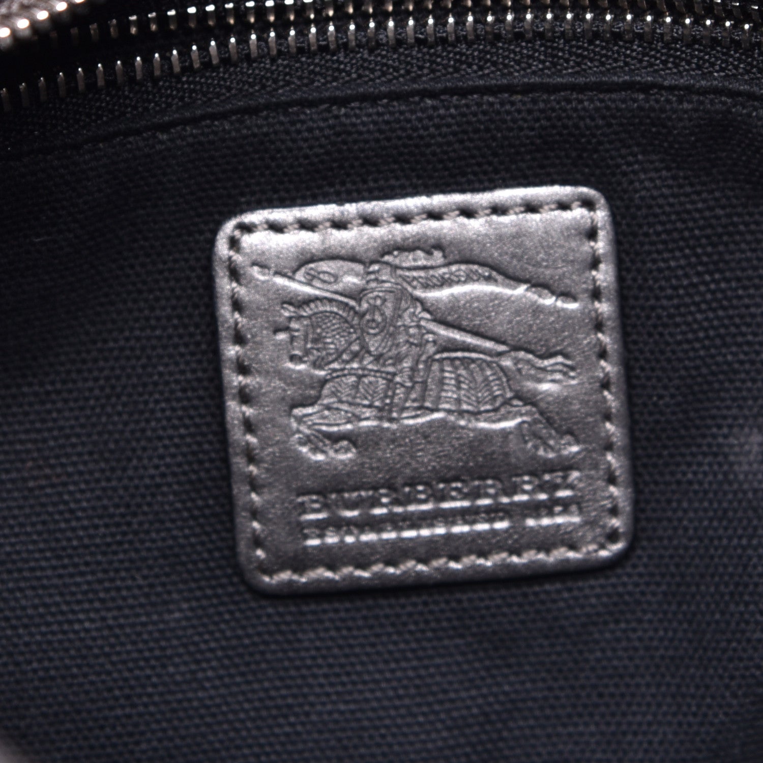 Burberry Shimmer Check Small Brooklyn Hobo Grey 6 of 10