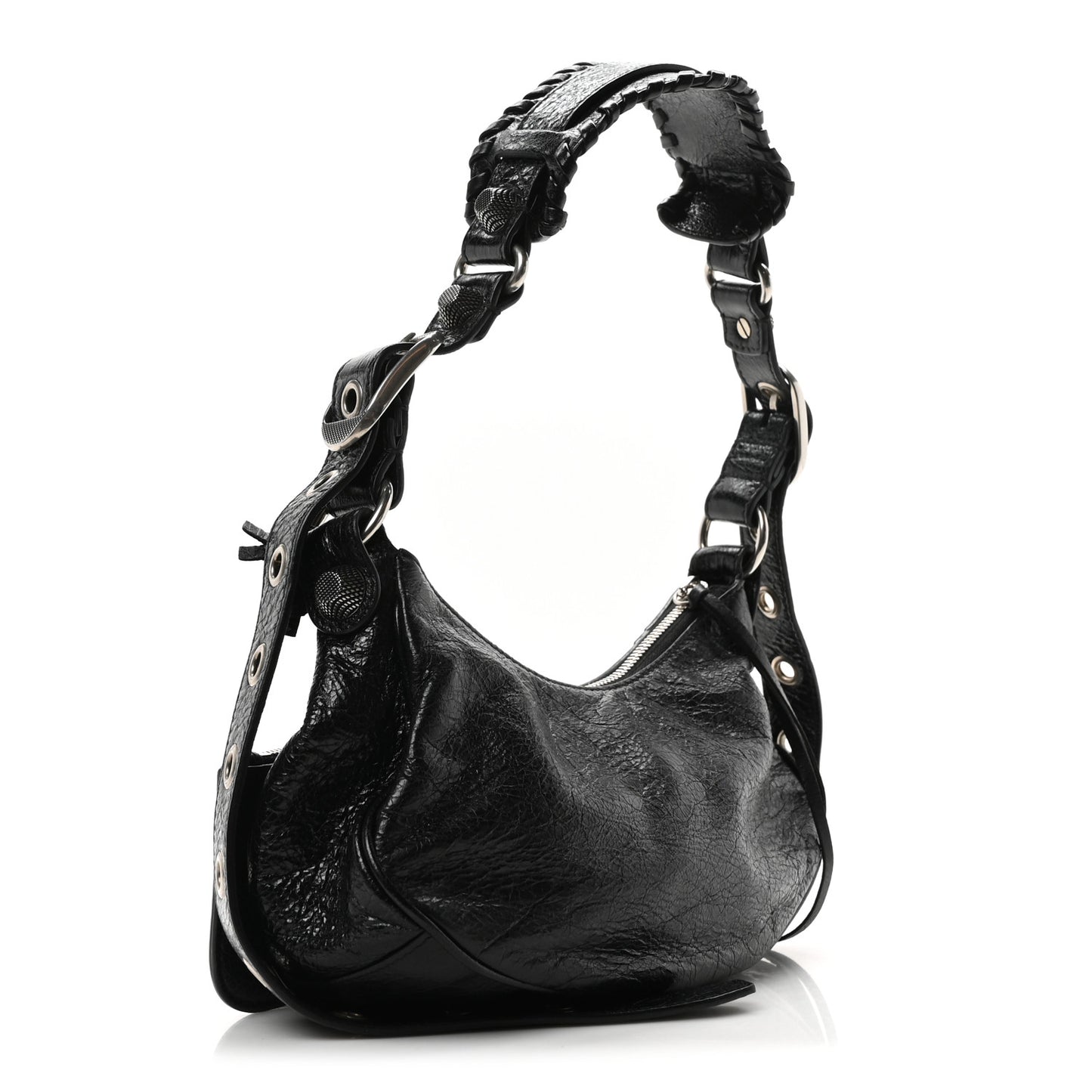 Agneau Arena Le Cagole Shoulder Bag XS Black