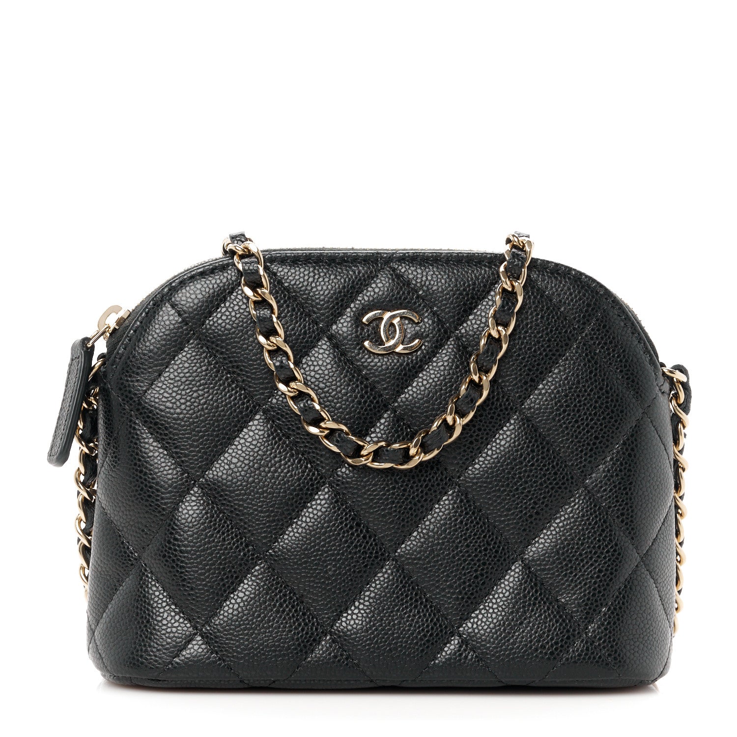 Chanel Caviar Quilted Classic Clutch with Chain Black 1 of 10