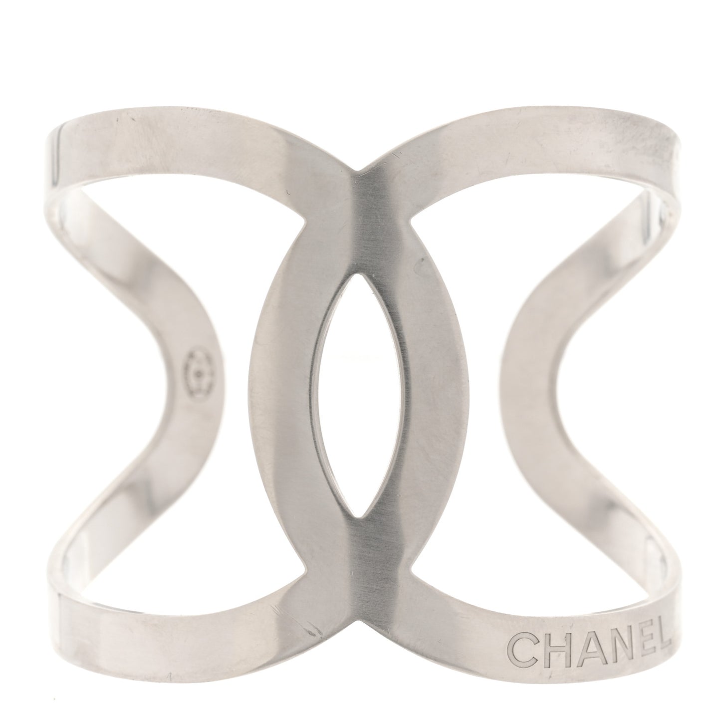 Metal CC Cuff Silver
