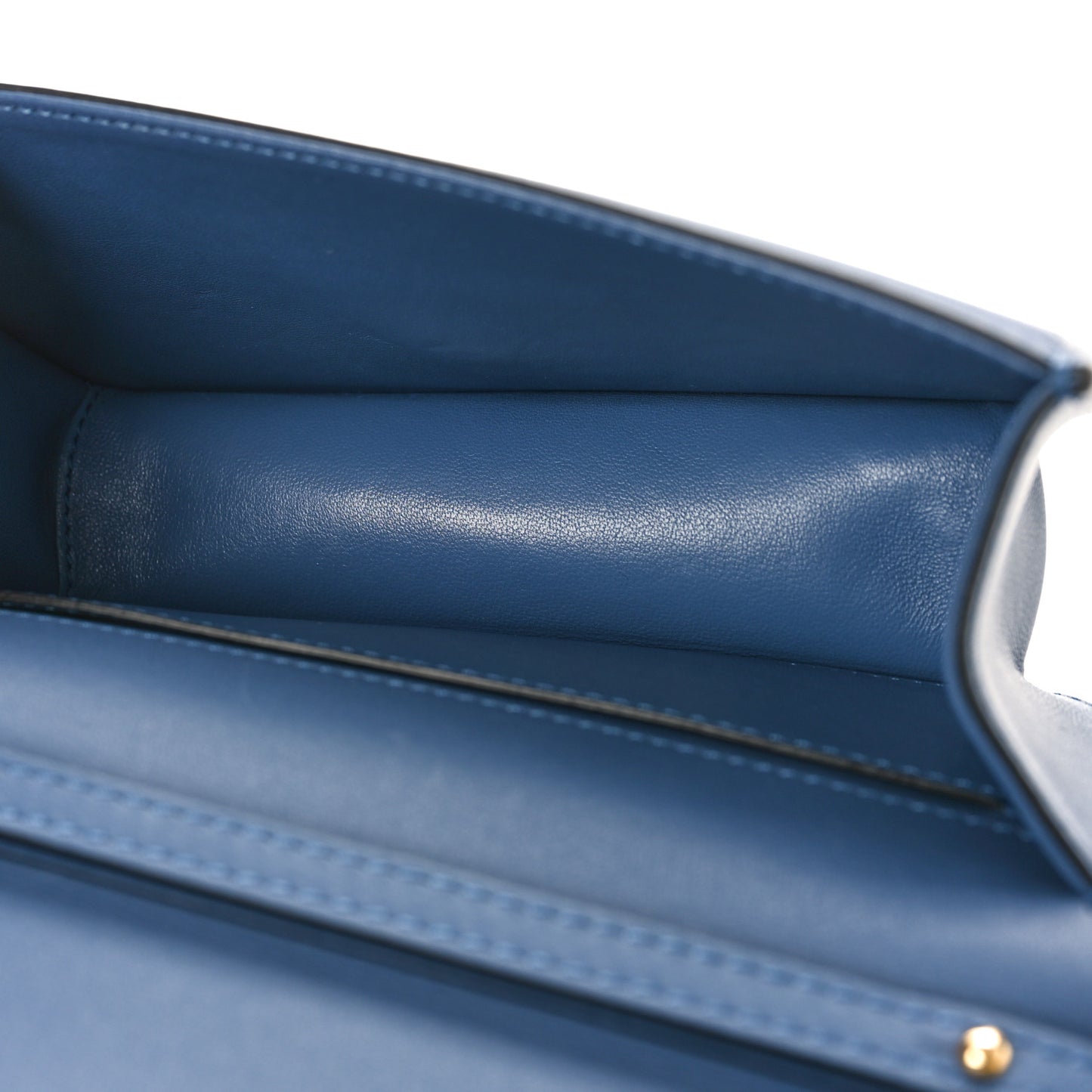 Calfskin Vlogo Small Loco Shoulder Bag Blue