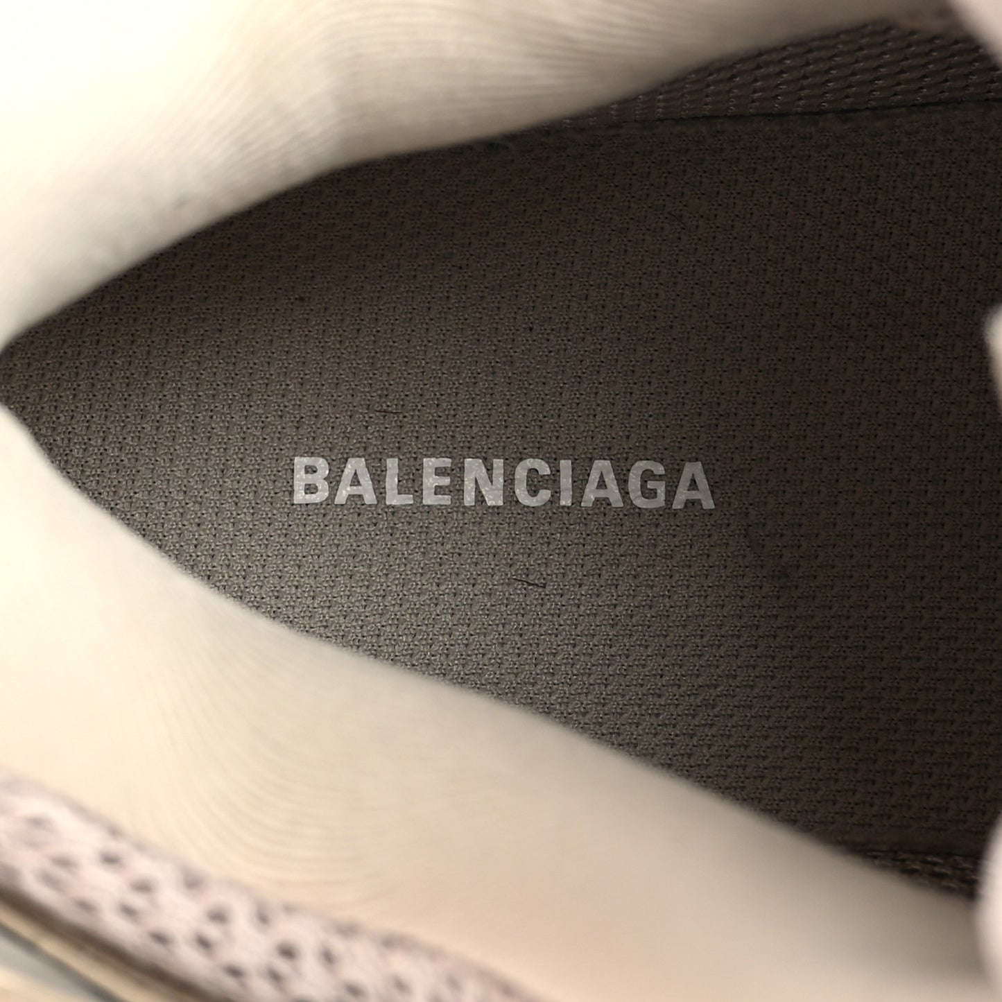 Mesh Rubber Womens Track Sneakers 40 Balenciaga Grey