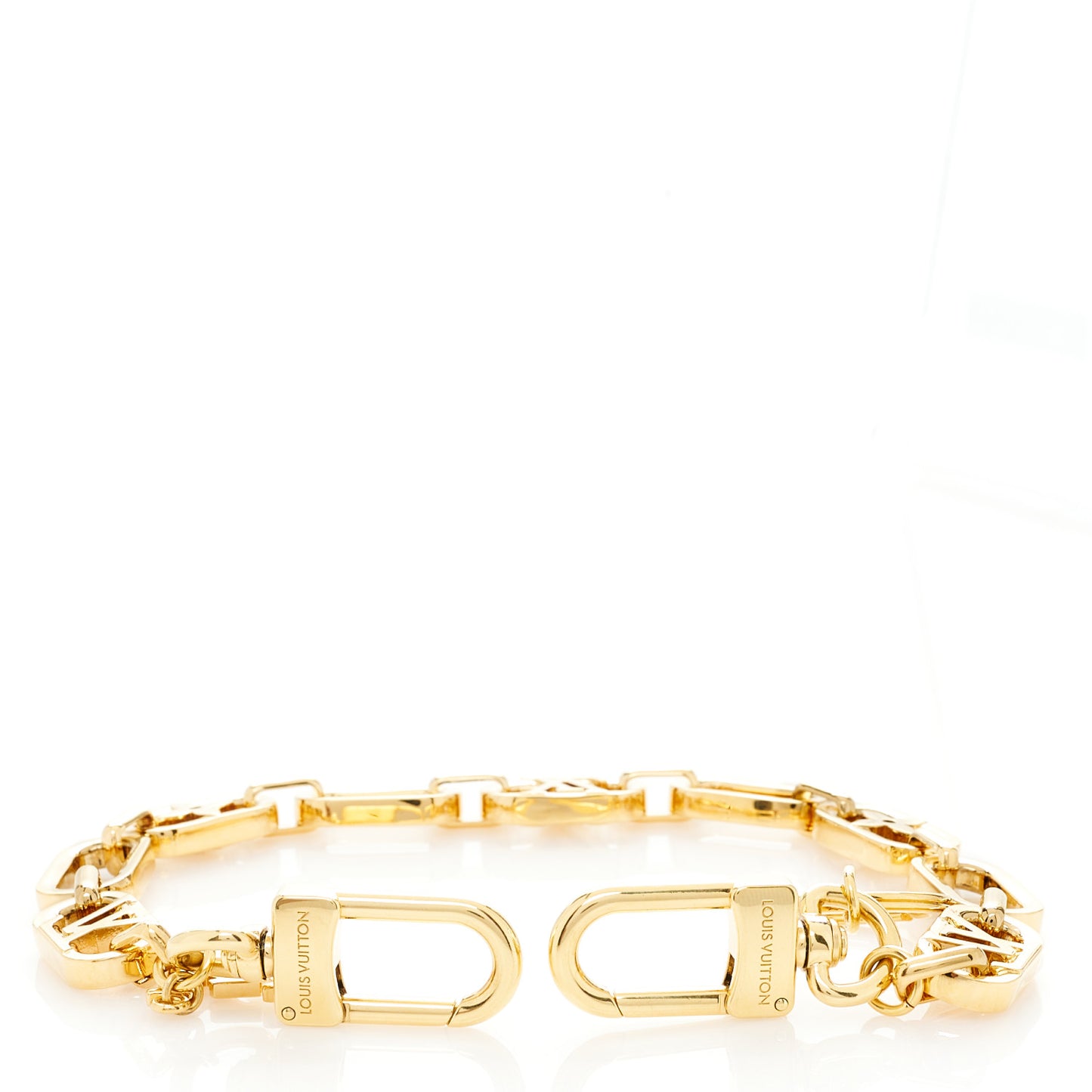 Metal My LV Chain Bag Charm Gold