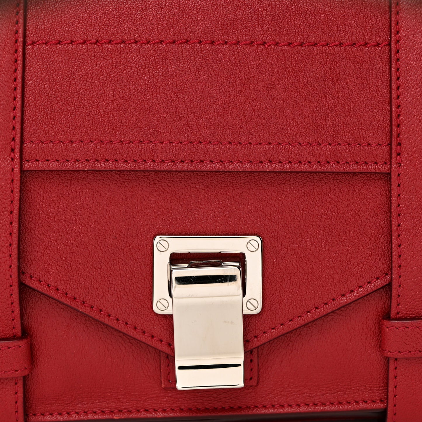 Lambskin Tiny PS1 Satchel Dark Red