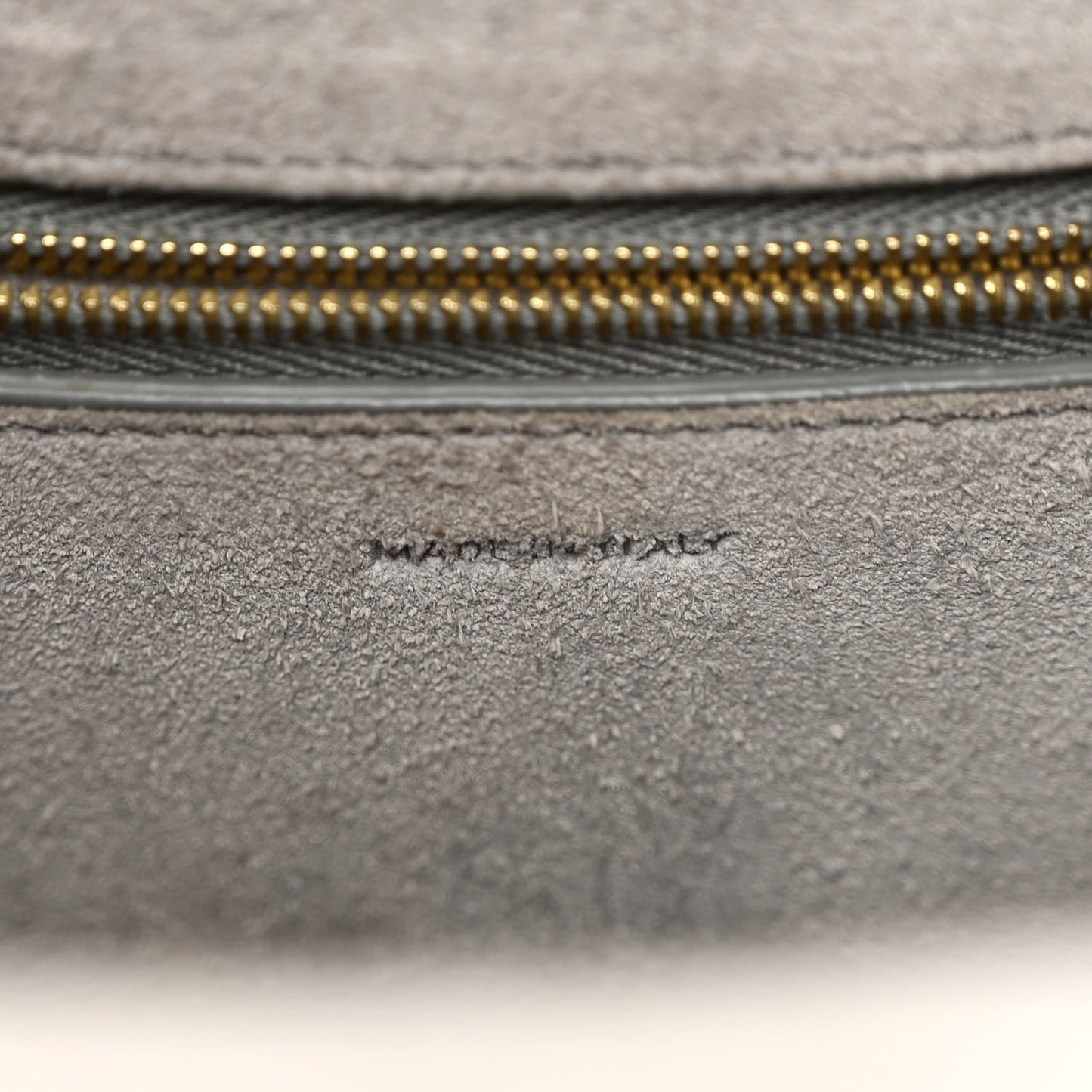 Soft Grained Calfskin Sangle Bucket Bag Cloud