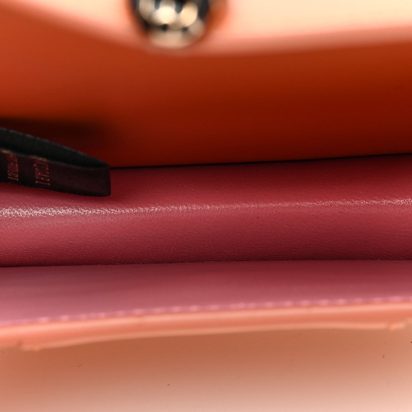 Calfskin Serpenti Forever Miniature Bag Charm Coral