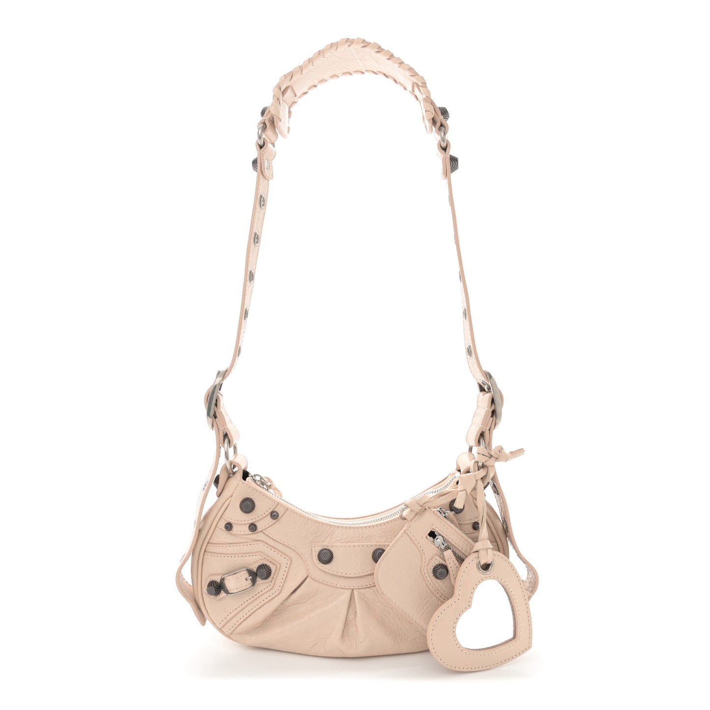 Agneau Arena Le Cagole Shoulder Bag XS Sand Beige