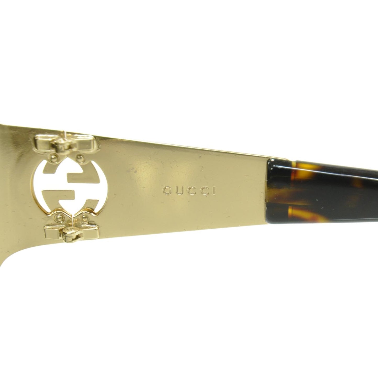 Mens Tortoise Shell GG Sunglasses 2754S Gold
