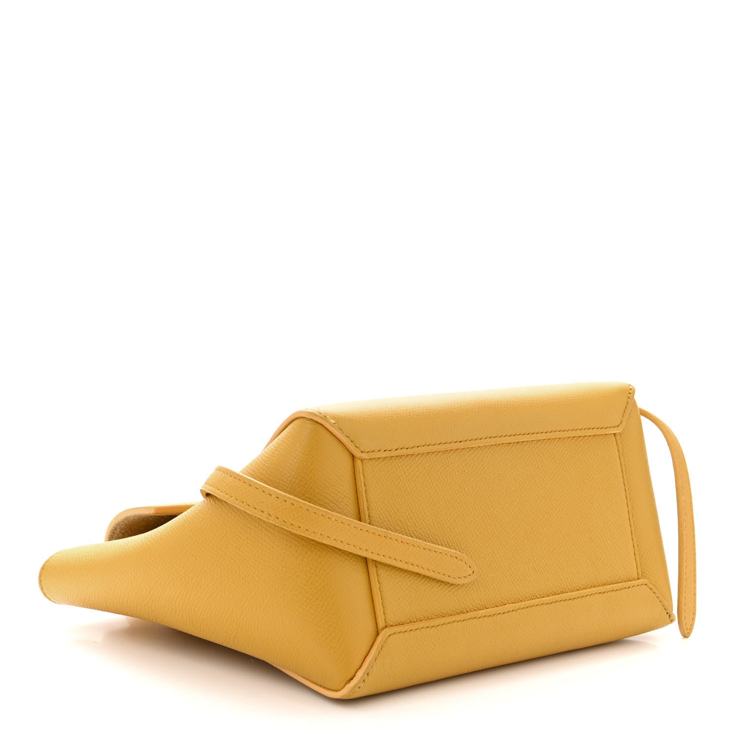 Celine Grained Calfskin Nano Belt Bag Sunflower 4 of 12