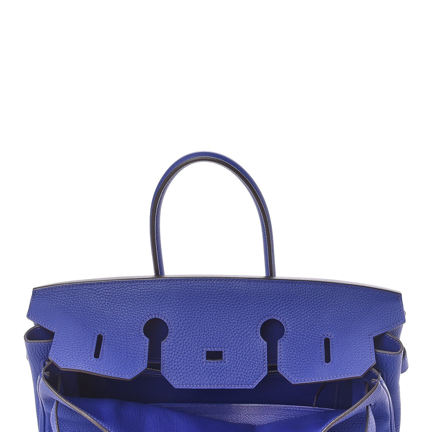 Hermes Togo Birkin 35 Bleu Electrique 16 of 35