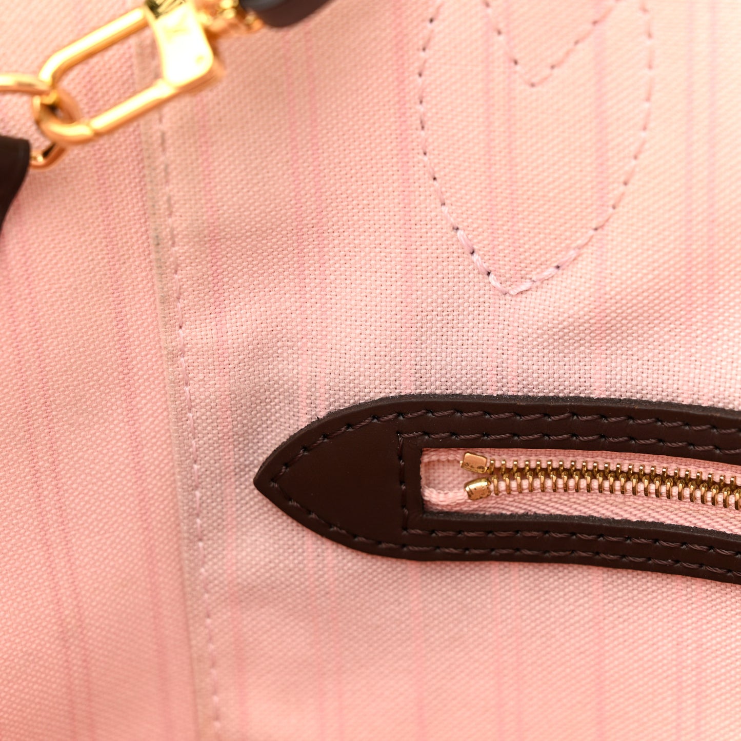 Damier Ebene Neo Neverfull MM Rose Ballerine