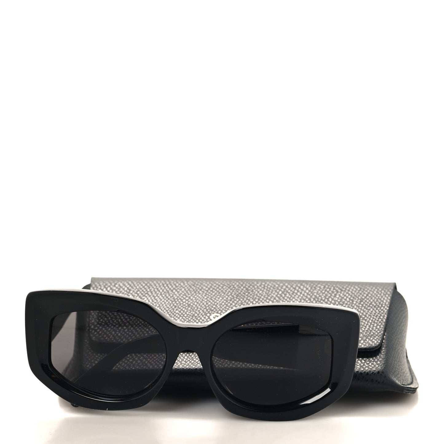 Acetate Polarized Square Sunglasses CL40219I Black