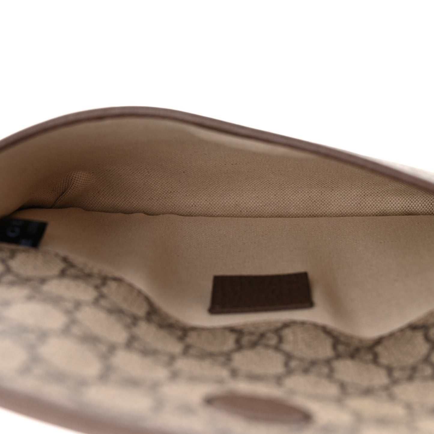 GG Supreme Monogram Neo Vintage Web Belt Bag Brown