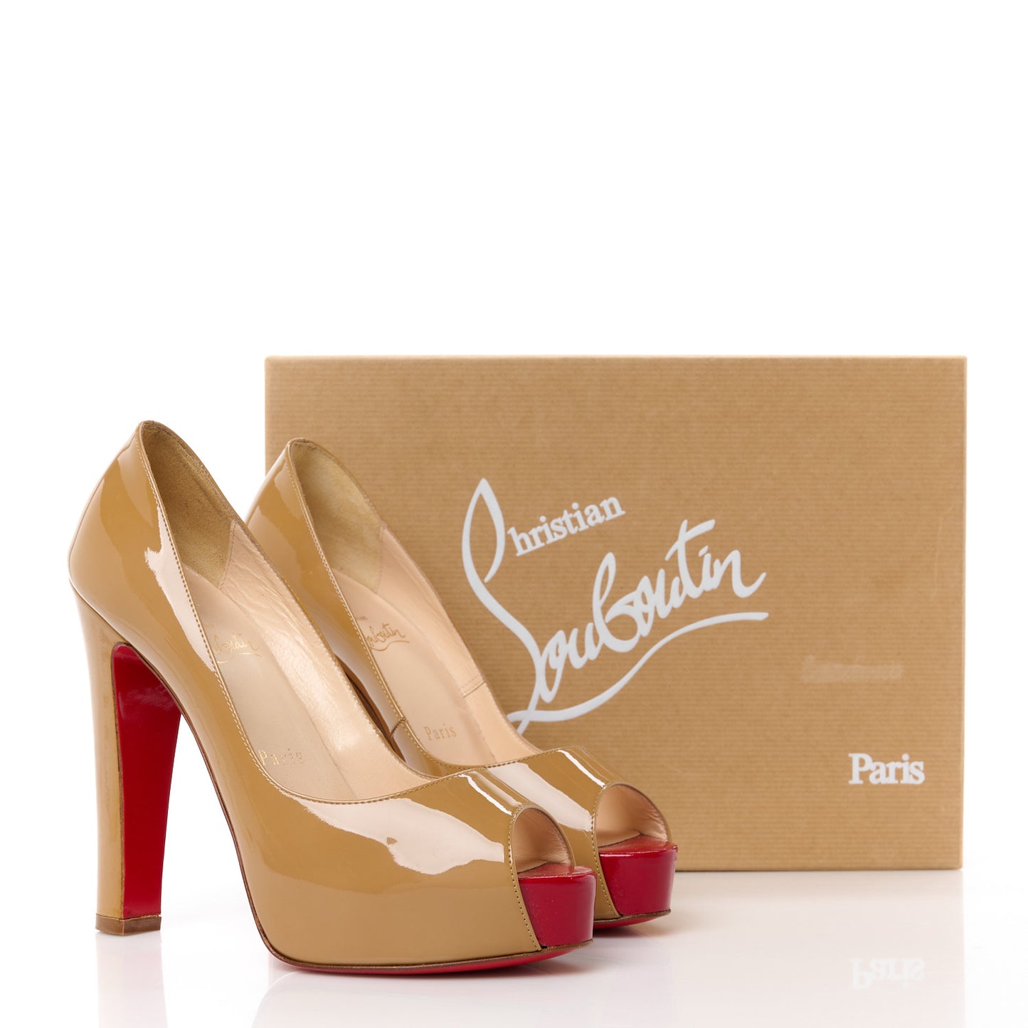 Patent Gabin 140 Pumps 36.5 Camel