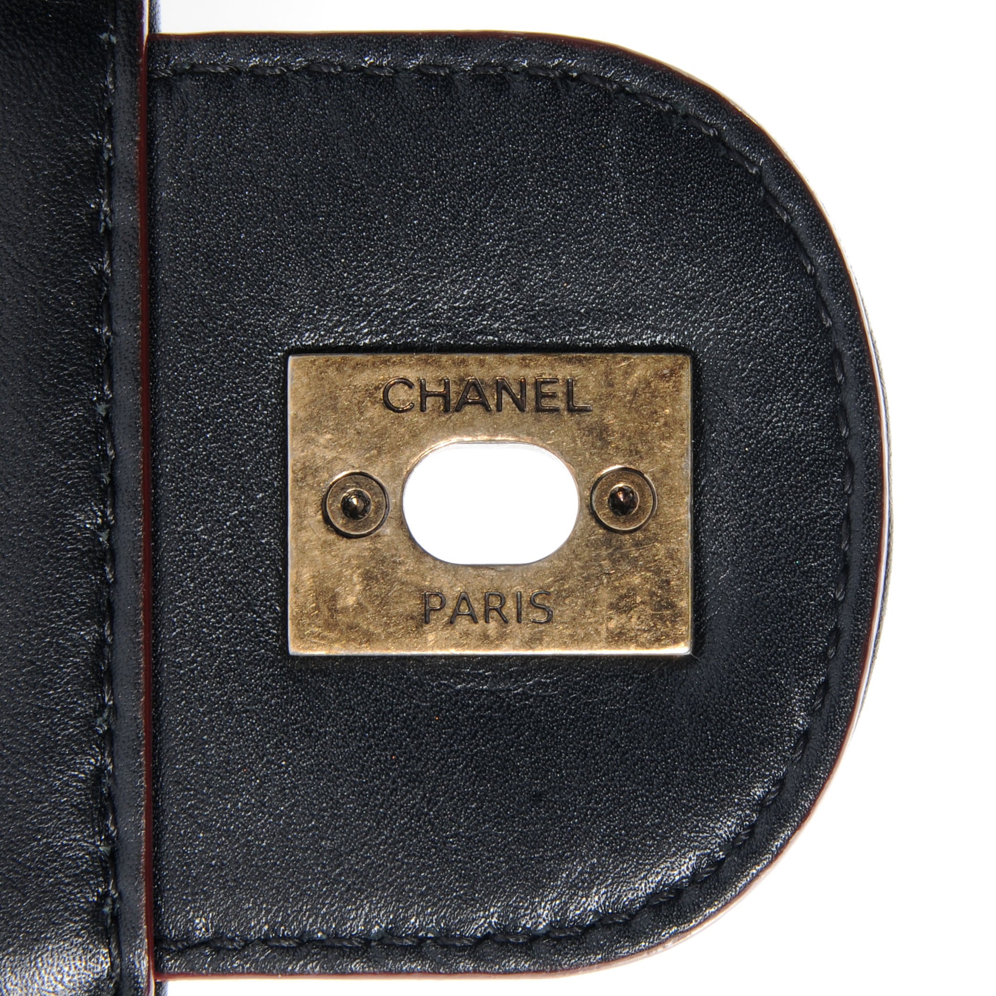 Chanel Calfskin Quilted Large Perfect Edge Flap Black 9 of 10