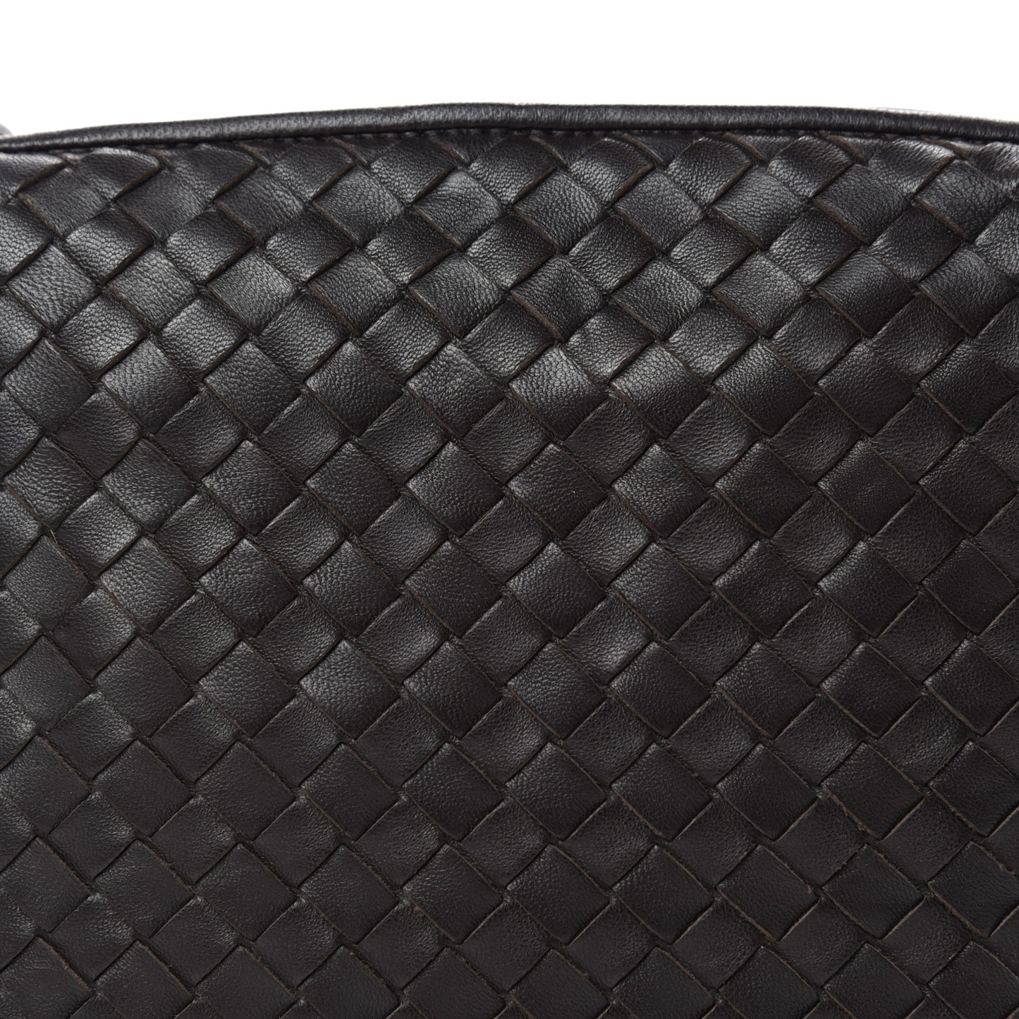 Nappa Intrecciato Nodini Bag Ebano