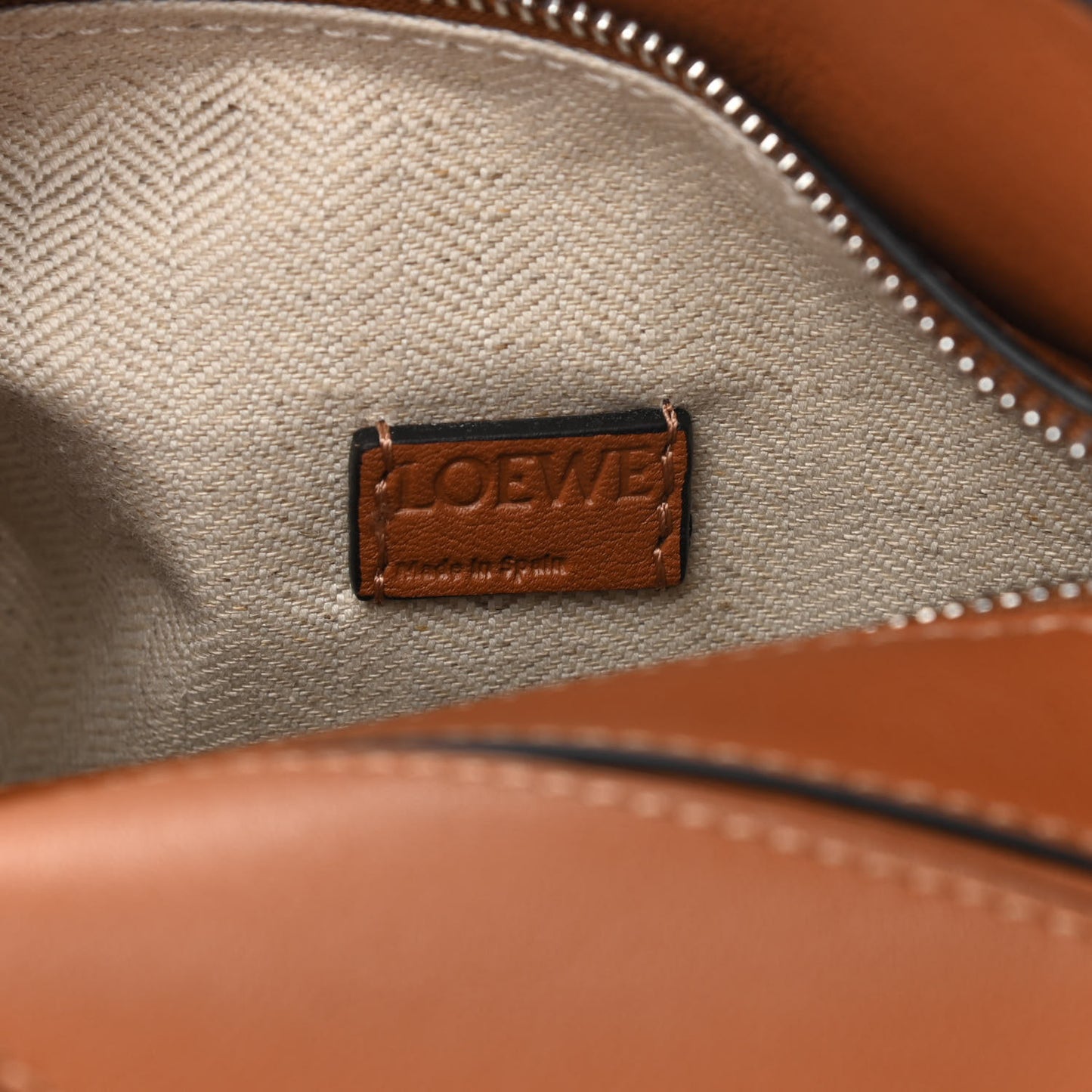 Calfskin Mini Puzzle Bag Tan