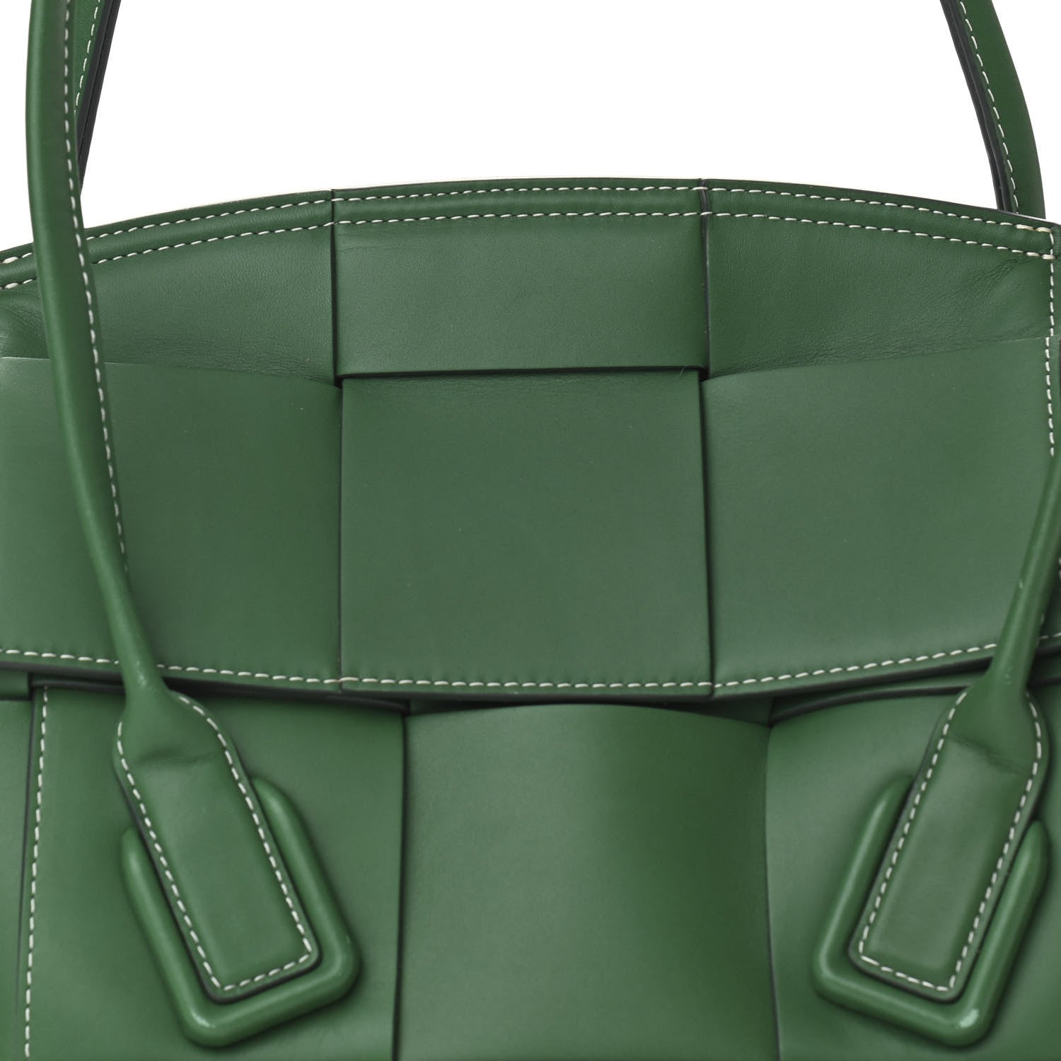 Bottega Veneta French Calfskin Maxi Intrecciato Arco 33 Racing Green 8 of 10