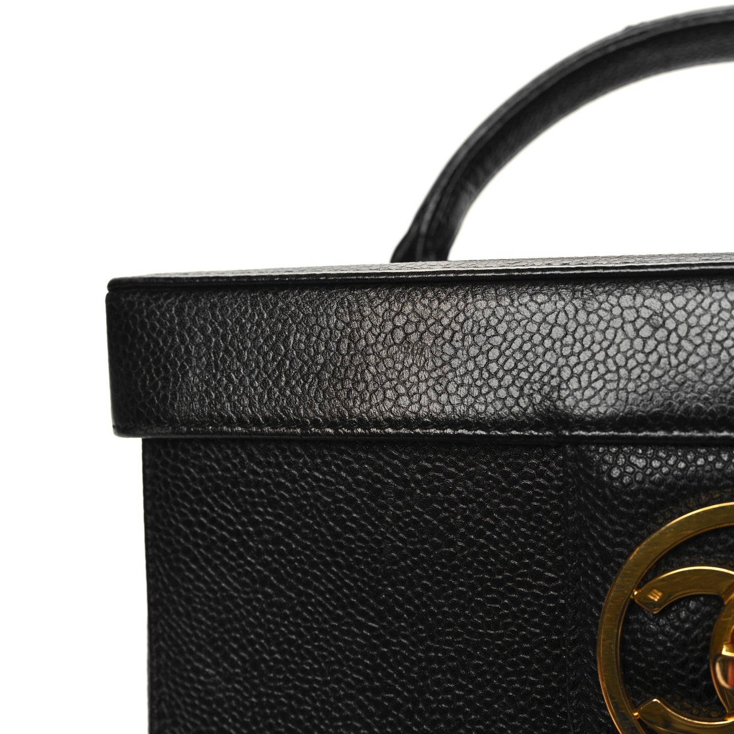 Caviar Vanity Train Case Black