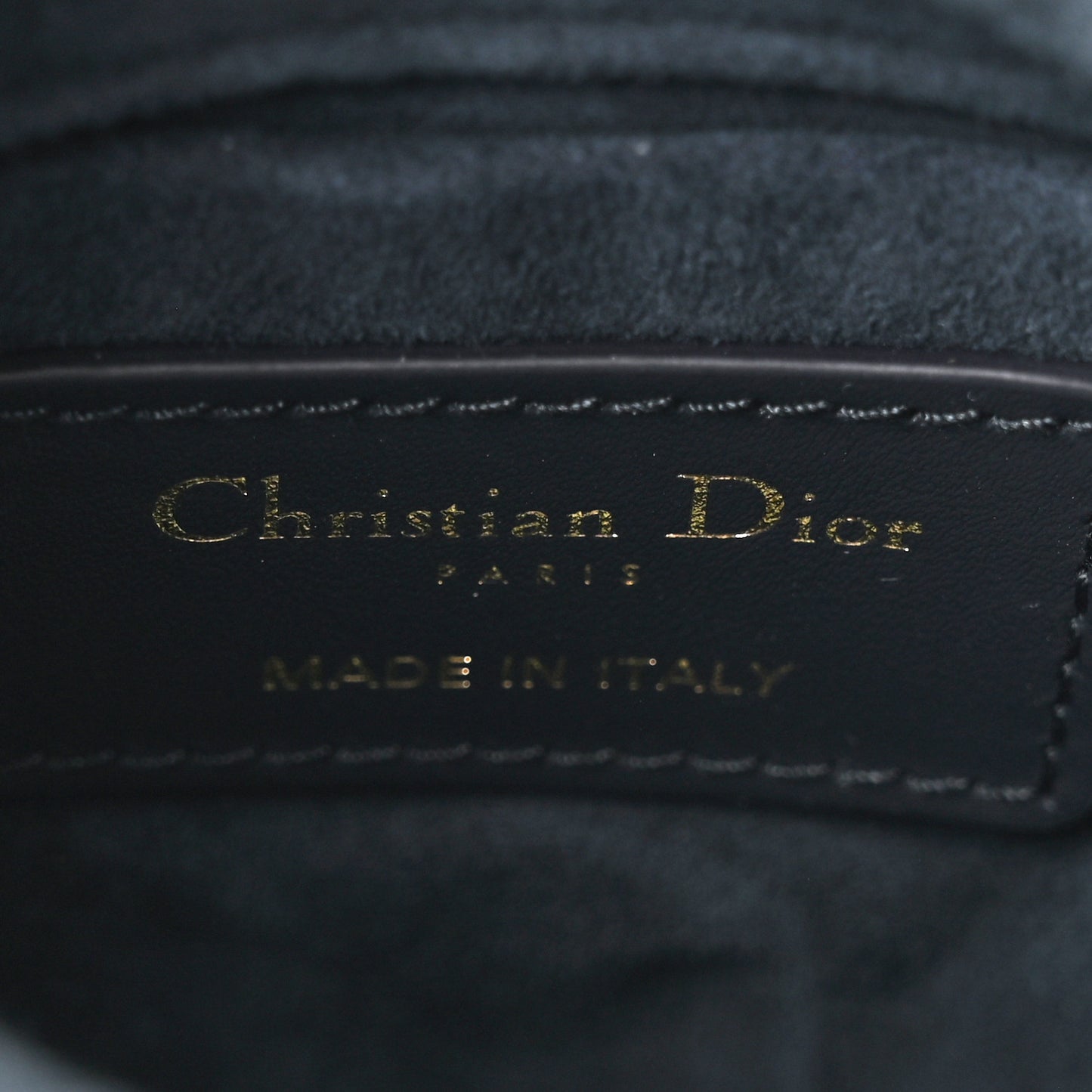 Calfskin Micro Dior Vibe Bucket Blue