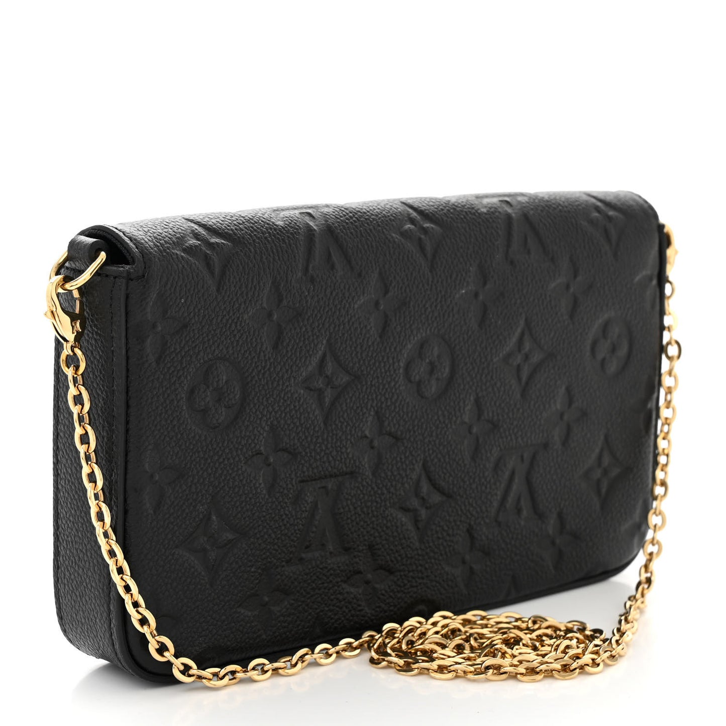 Empreinte Pochette Felicie Chain Wallet Black