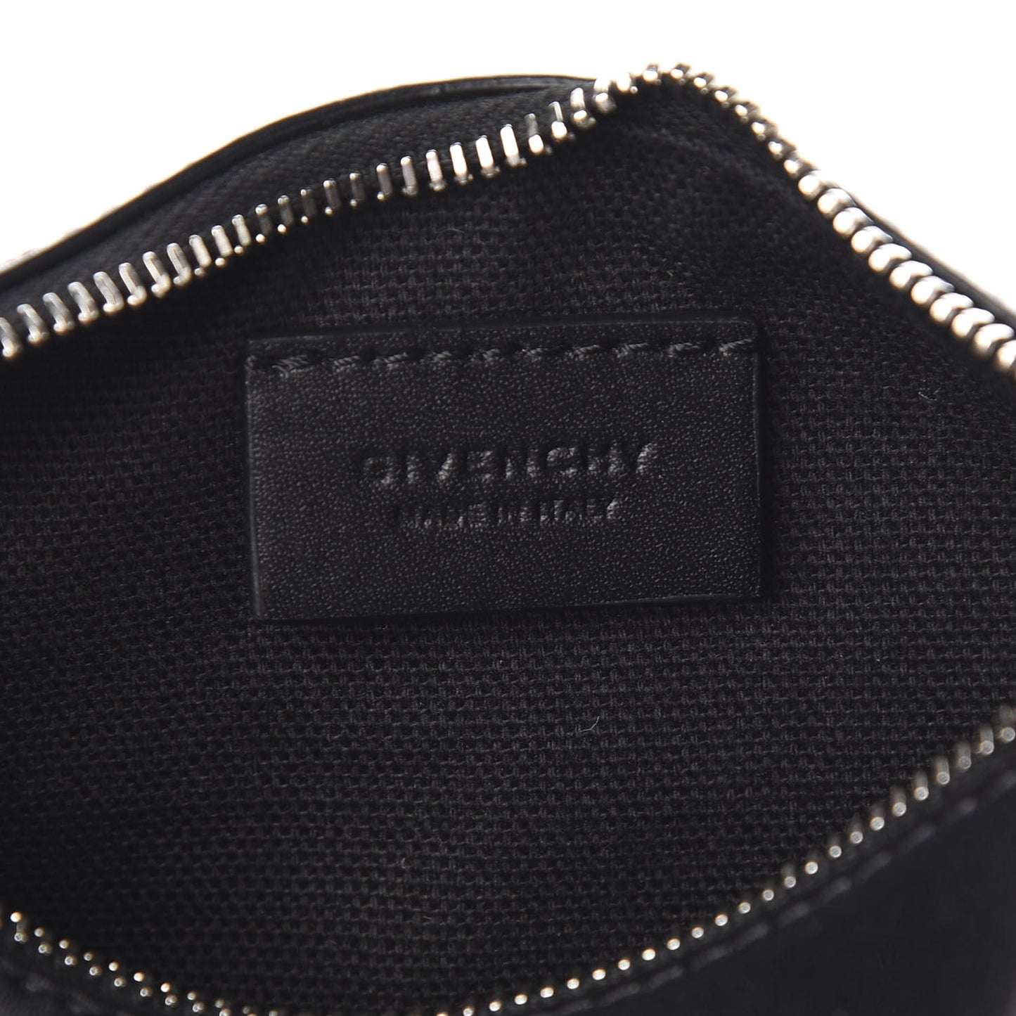 Calfskin Star Pandora Wristlet Black