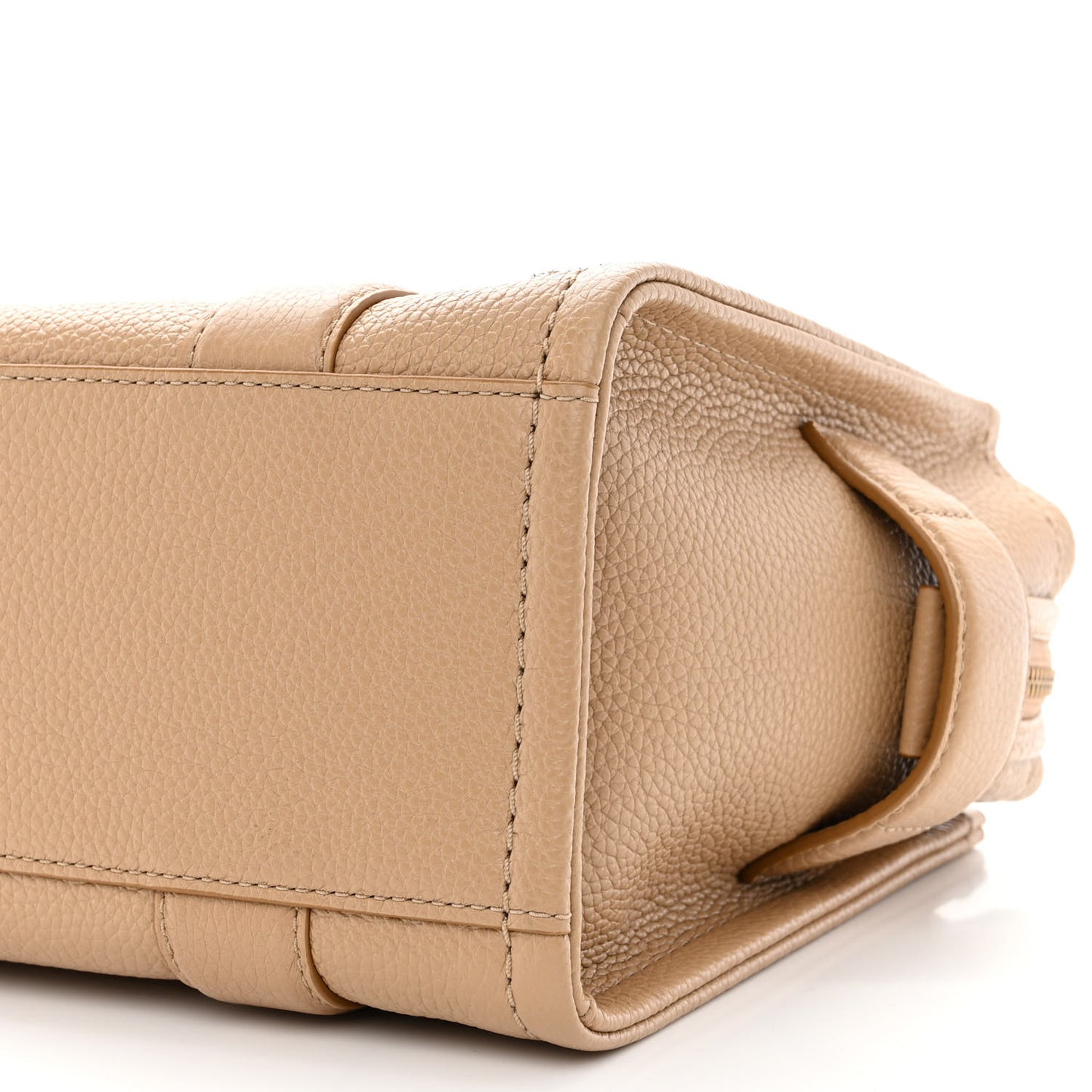 Grained Calfskin Small The Tote Bag Camel