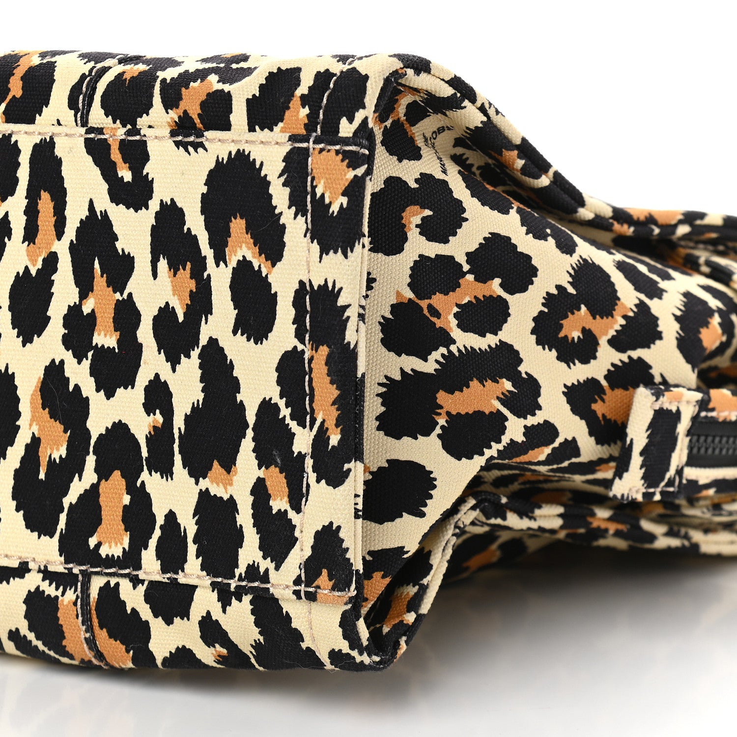 Marc Jacobs Cotton Canvas Leopard Print The Traveler Tote Bag 10 of 10