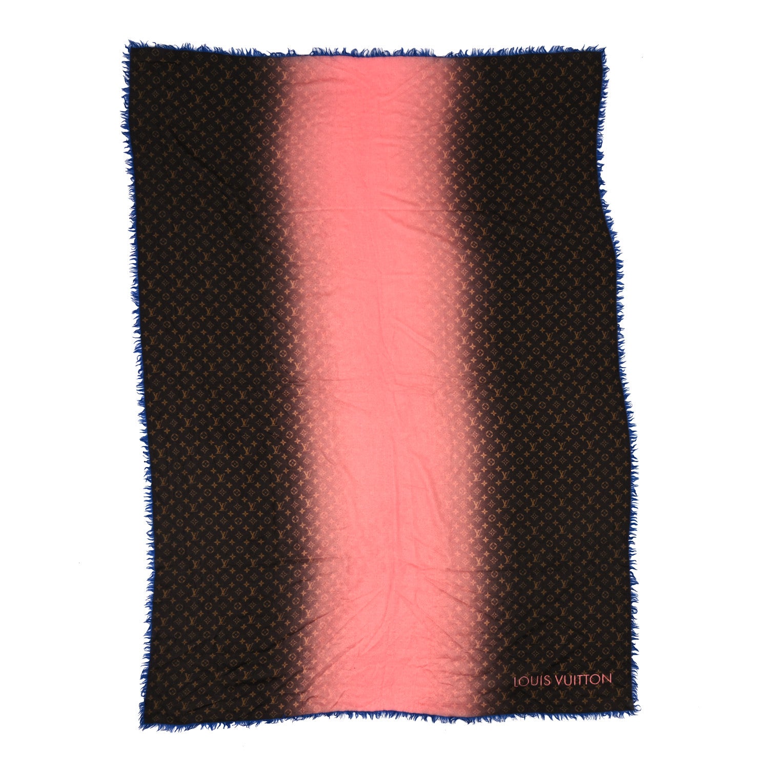 Louis Vuitton Wool Monogram Telling Stole Rose Corail 1759967