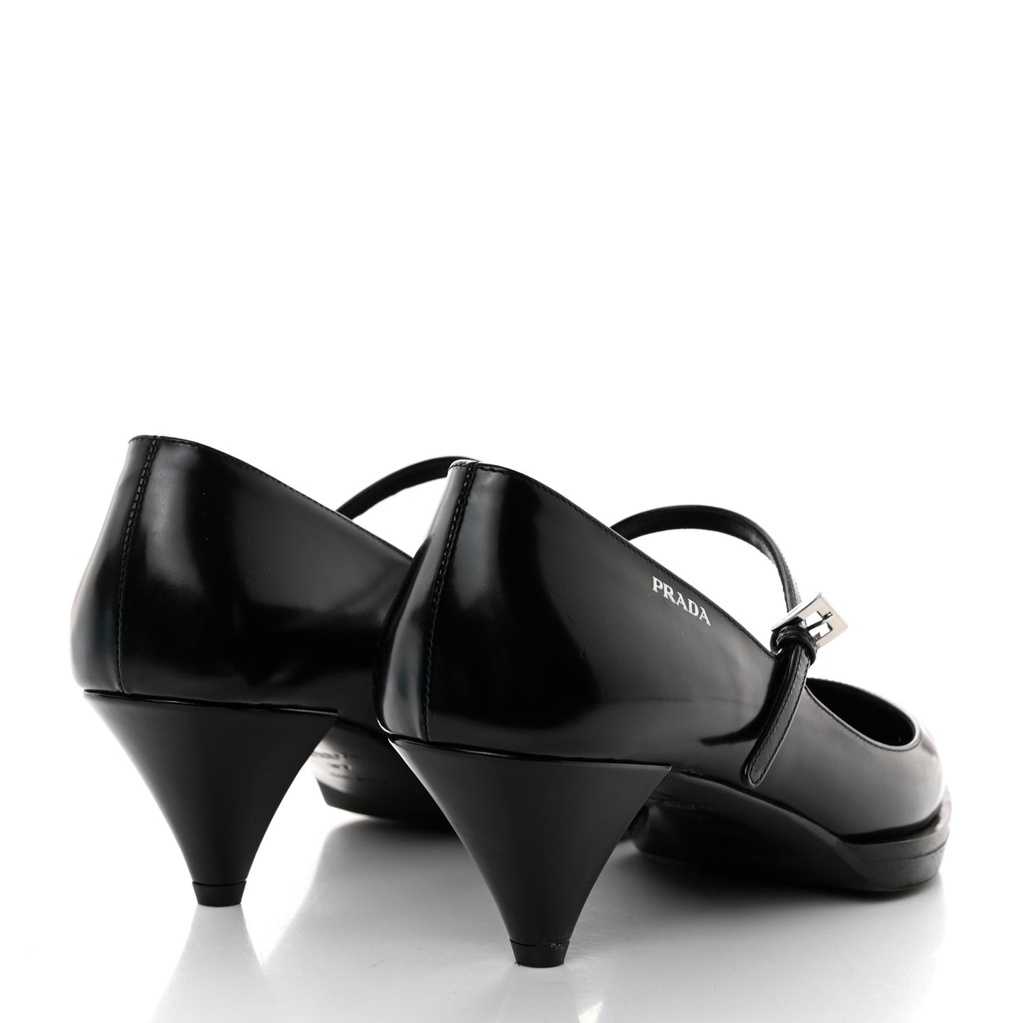 Spazzolato Mary Jane 45mm Pumps 37 Black