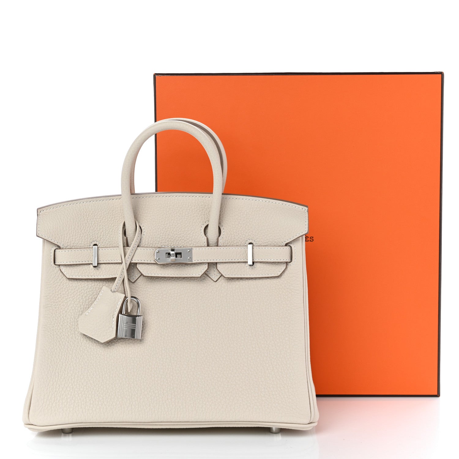 Hermes Togo Birkin 25 Craie 10 of 10