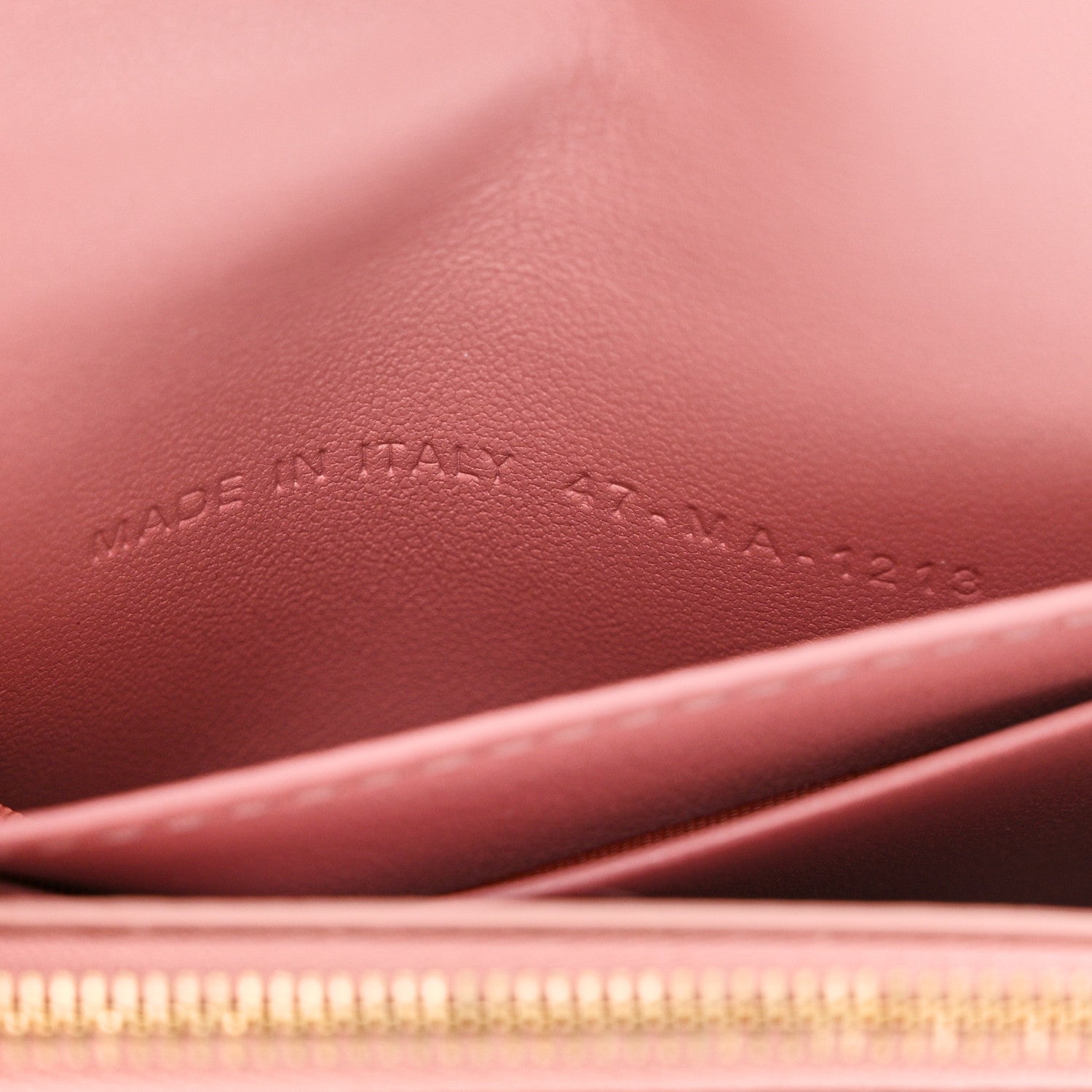 Christian Dior Lambskin Cannage Miss Dior Glycine Wallet Pink 8 of 10