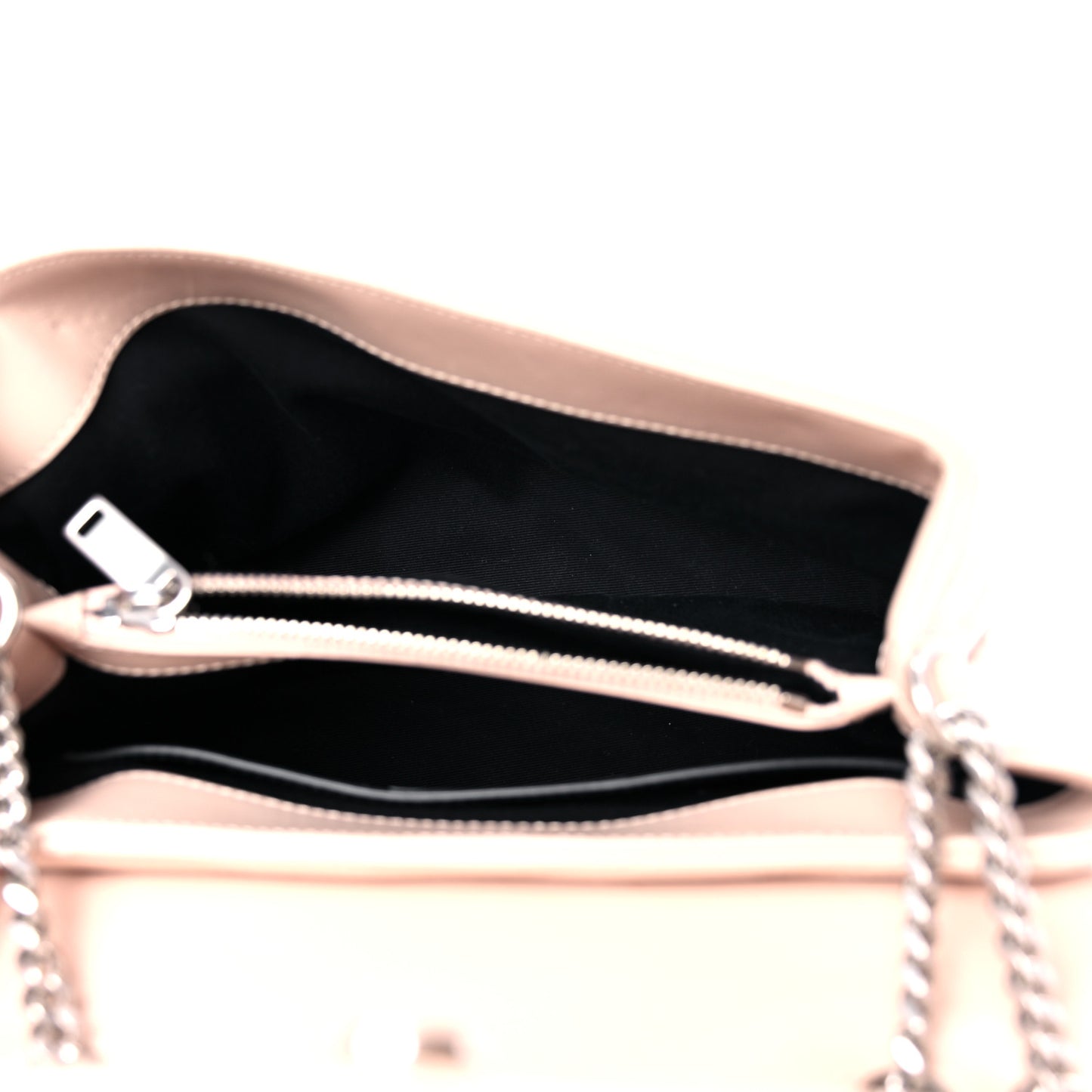 Calfskin Y Quilted Monogram Small Loulou Chain Satchel Rose Antic