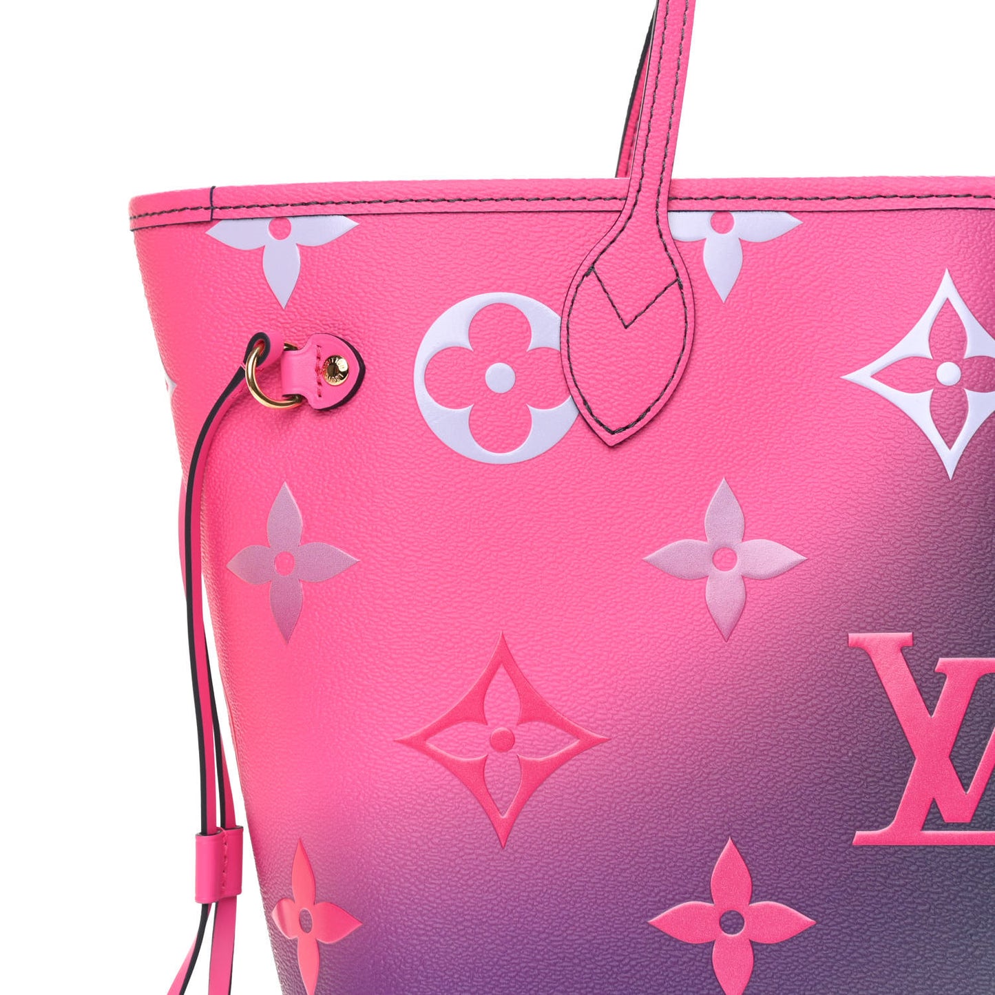 Monogram Giant Spring In The City Neverfull MM Midnight Fuchsia