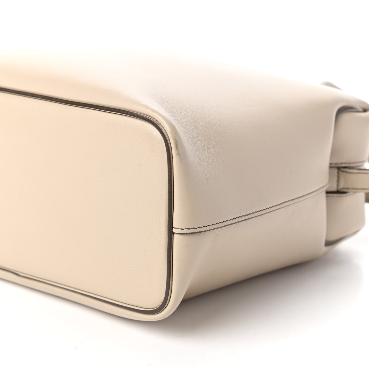 Lambskin Small Soft Cube Satchel Light Taupe