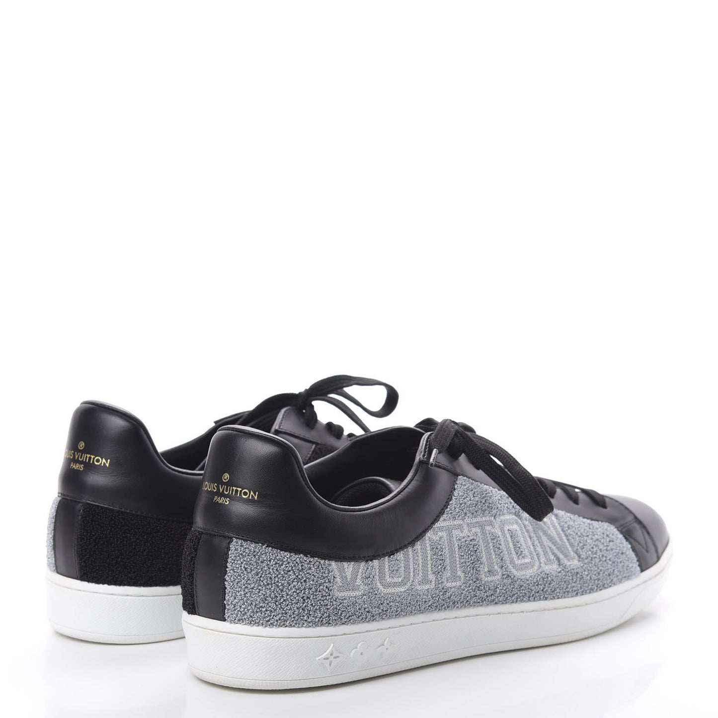 Calfskin Luxembourg Sneakers 10 Black Grey
