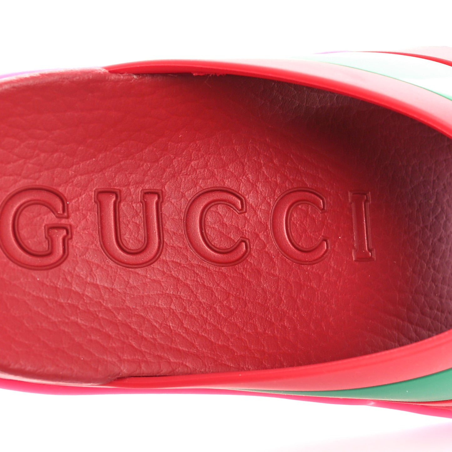 Rubber Web Womens Criss Cross Slide Sandals 35 Coral New Shamarock