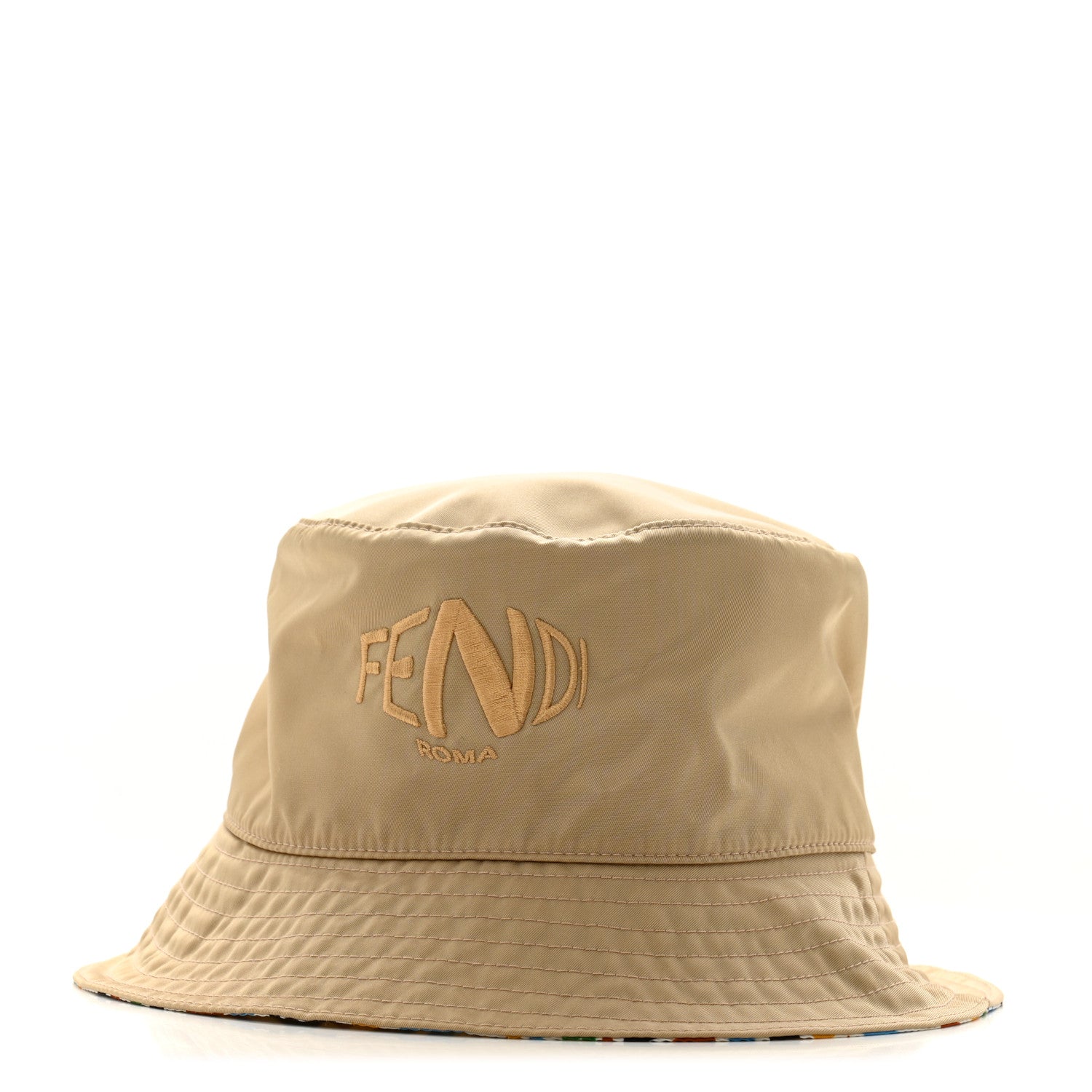 Fendi X SARA COLEMAN Nylon FF Vertigo Reversible Bucket Hat
