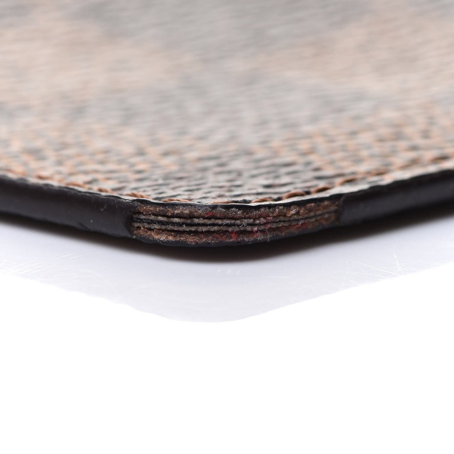 Damier Ebene Josephine Wallet Zippered Insert Red