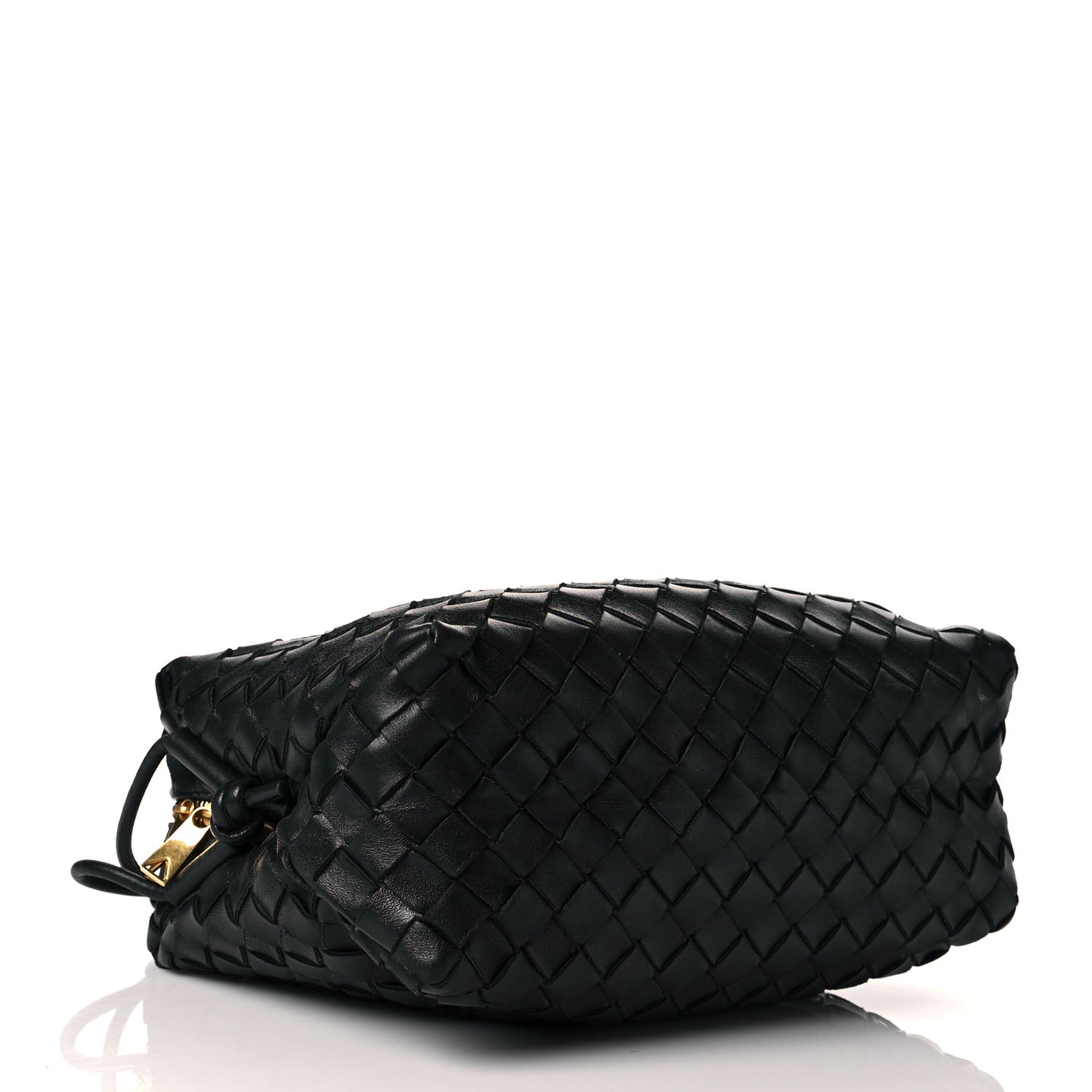 Nappa Intrecciato Medium Loop Camera Bag Black