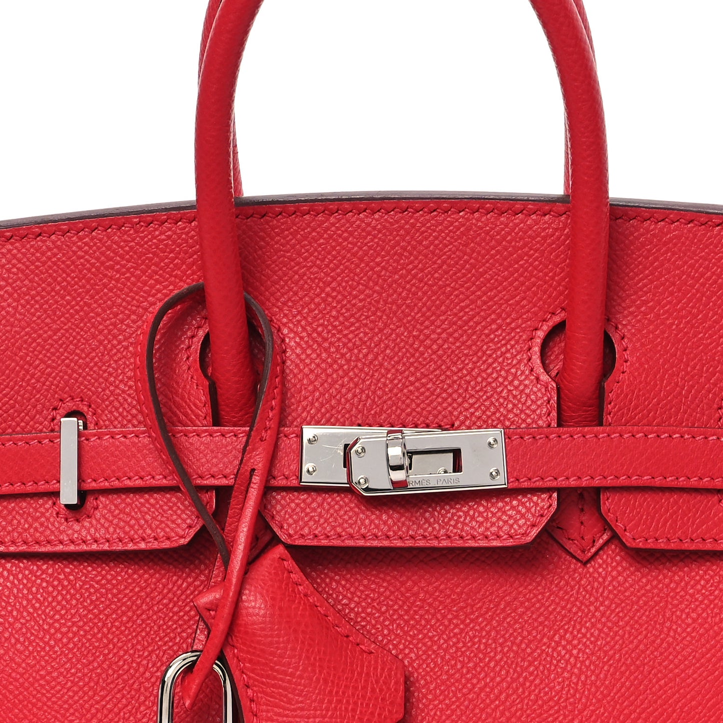 Epsom Birkin 25 Rouge Casaque