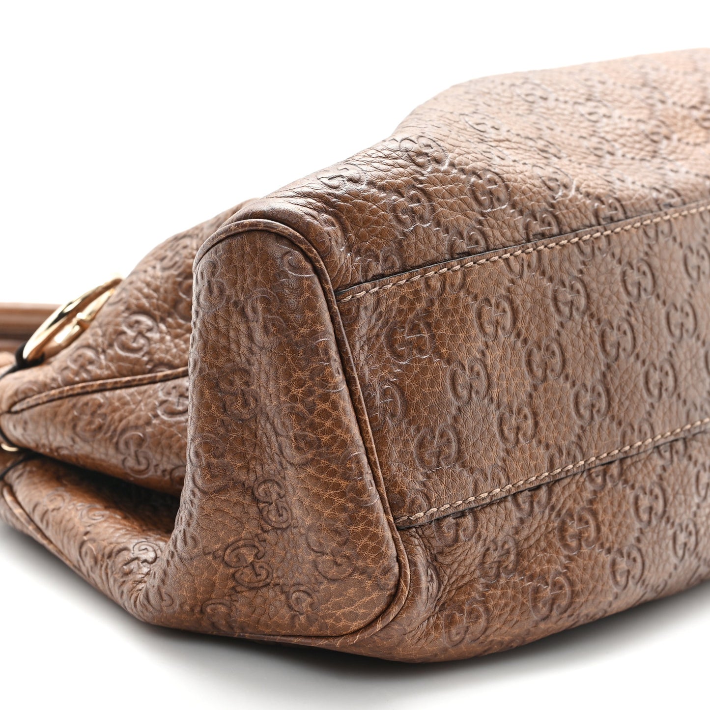 Guccissima Medium Sukey Tote Brown