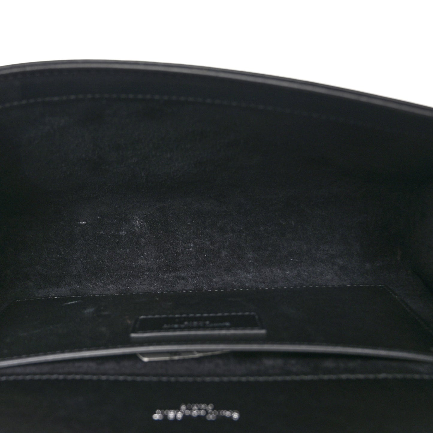 Smooth Calfskin Medium Classic Monogram Kate Tassel Satchel Black