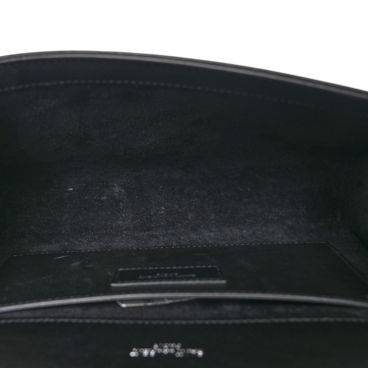 Saint Laurent Smooth Calfskin Medium Classic Monogram Kate Tassel Satchel Black 5 of 12