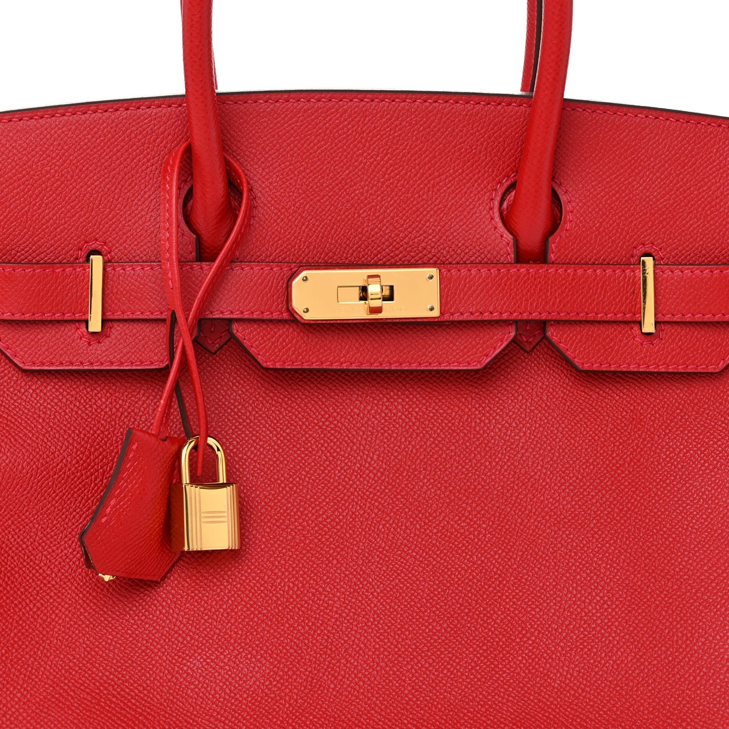 Epsom Birkin 30 Rouge Casaque