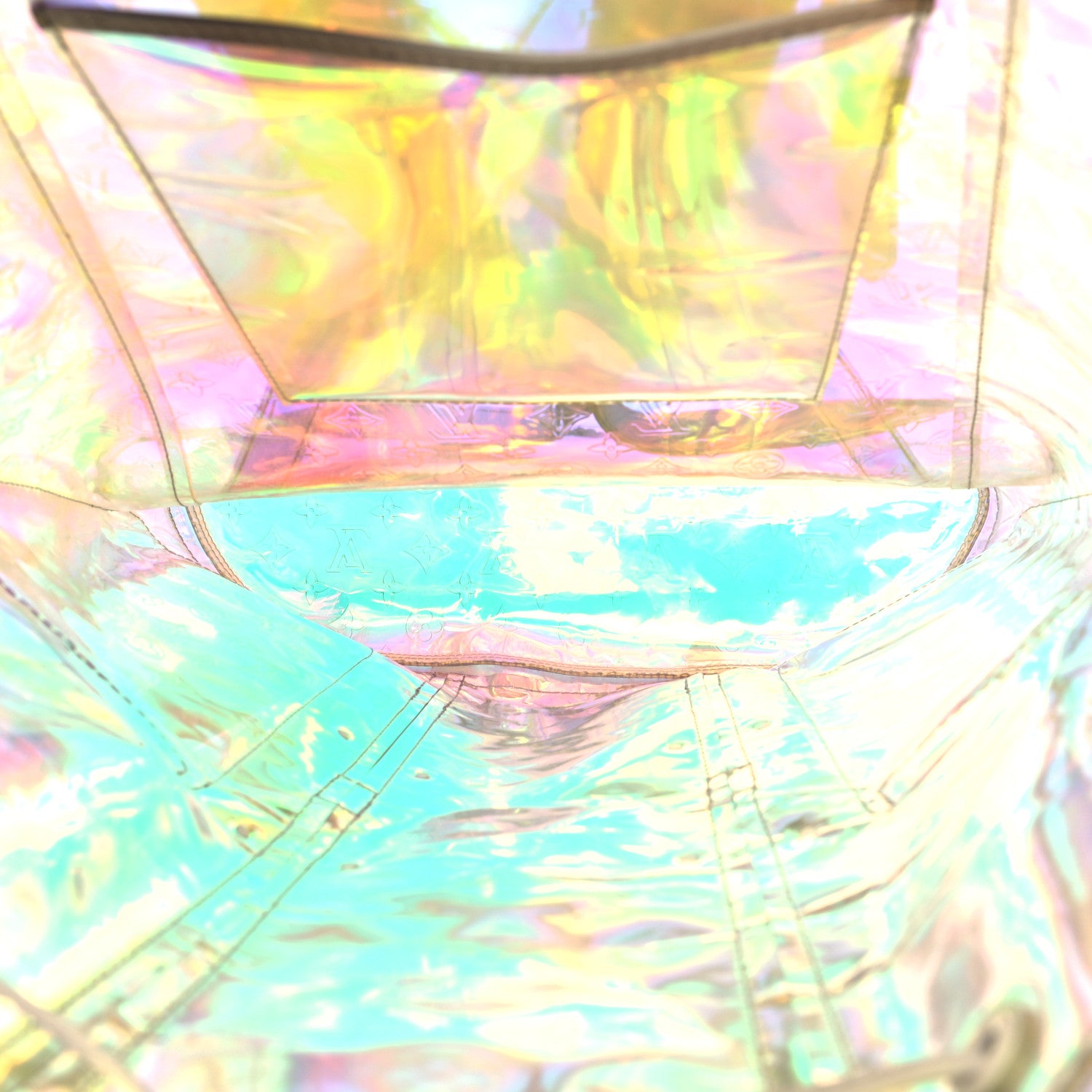 Louis Vuitton PVC Monogram Christopher Backpack GM Iridescent Prism 5 of 10