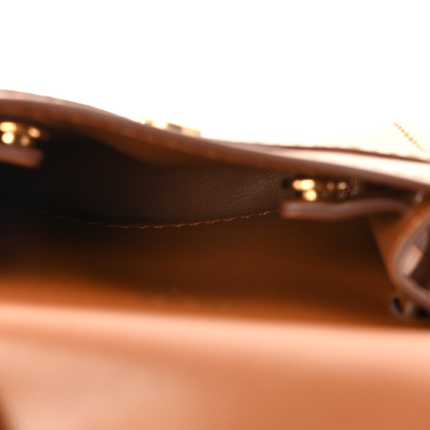 Calfskin Micro 58 Miss Sicily Satchel Brown