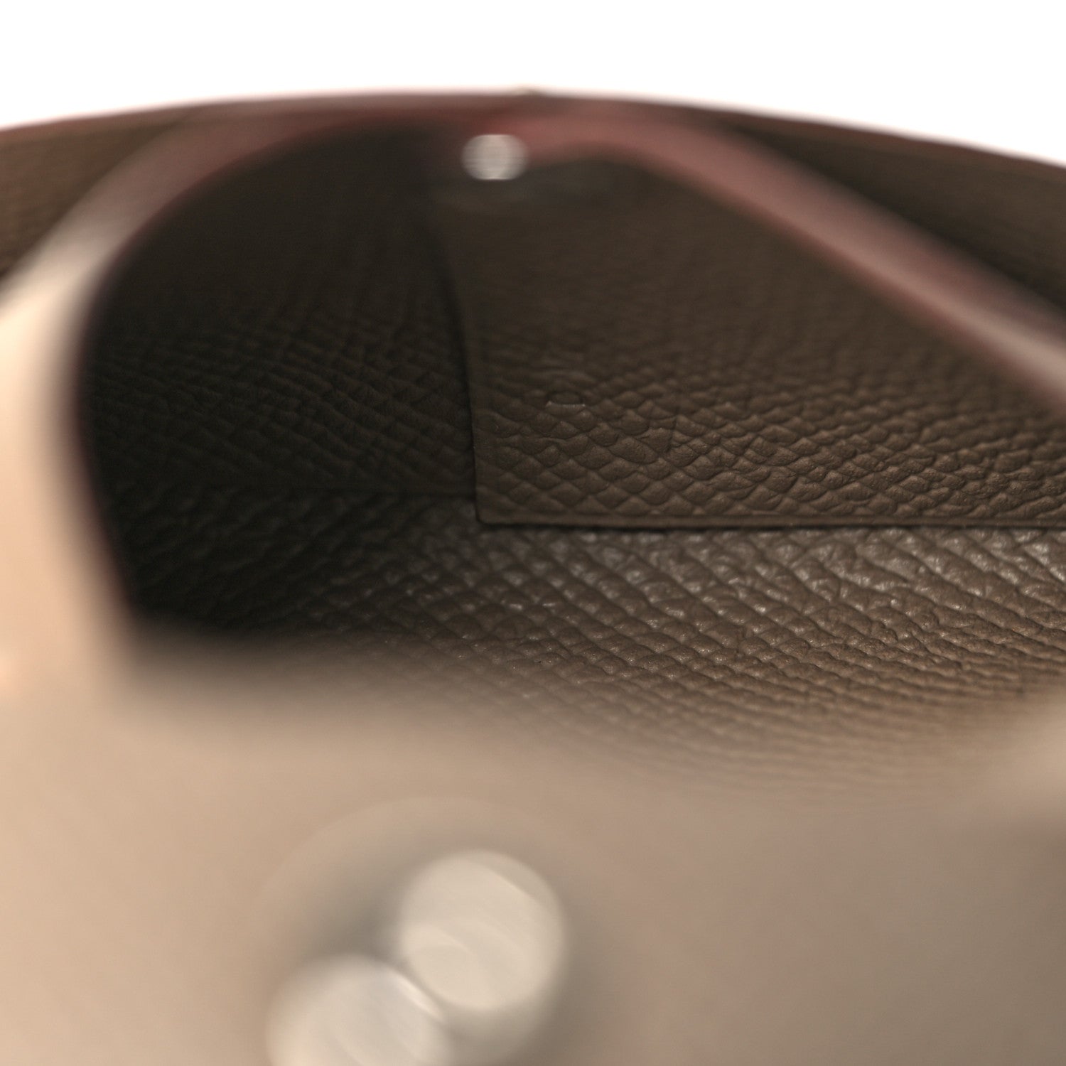 Hermes Epsom Bastia Coin Purse Etoupe 5 of 9