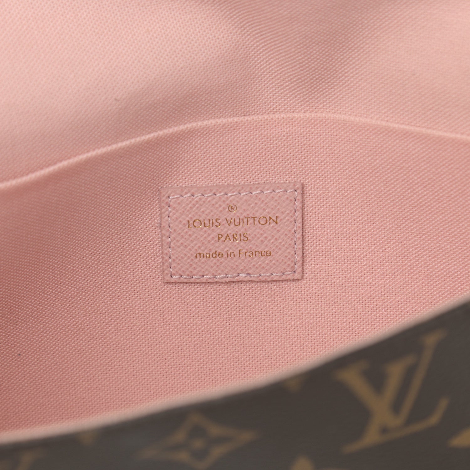 Louis Vuitton Monogram Valentine Dog Pochette Felicie Chain Wallet 8 of 15